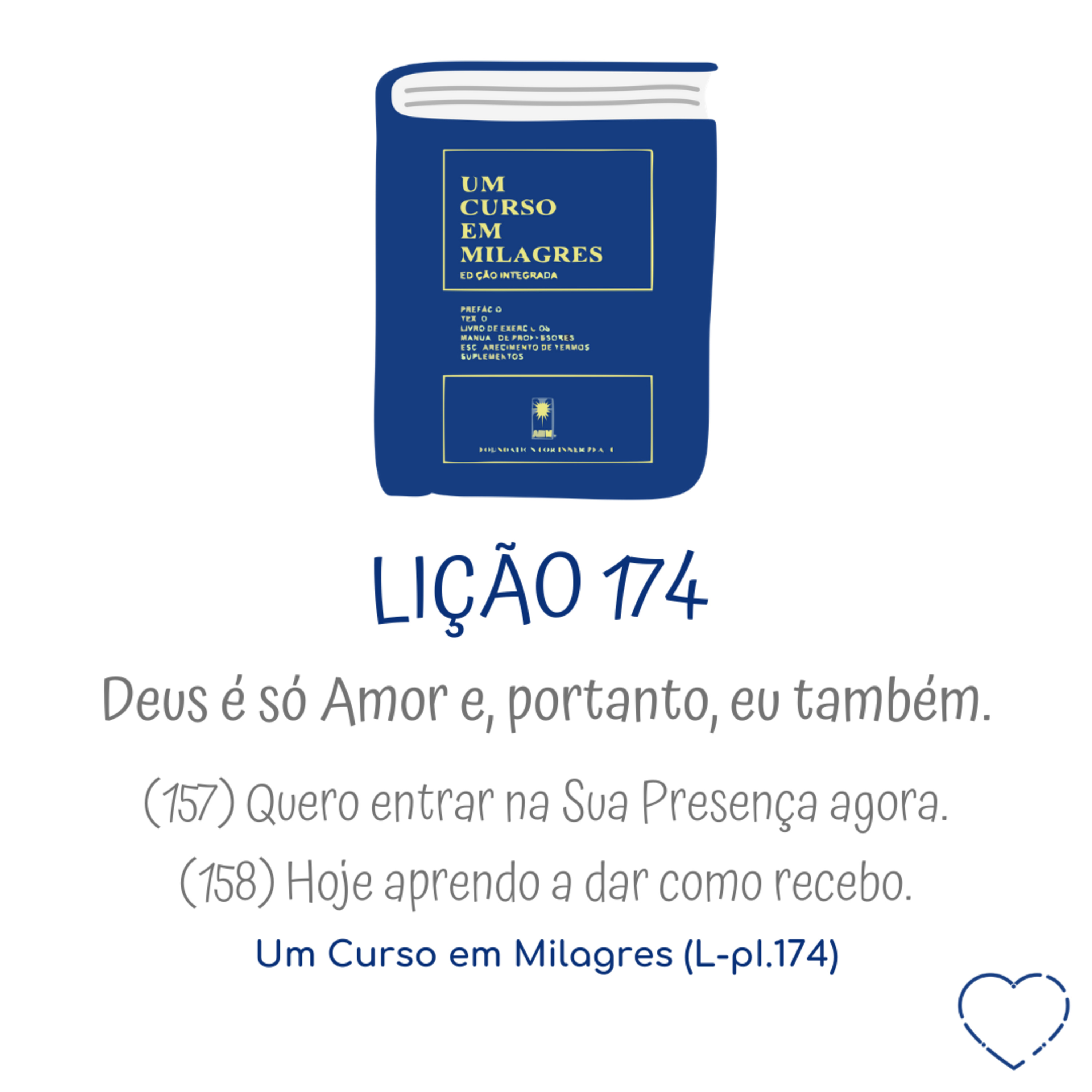 LIÇÃO 174 do Livro de Exercícios de "Um Curso em Milagres" (UCEM) | Frequência do Amor episode artwork