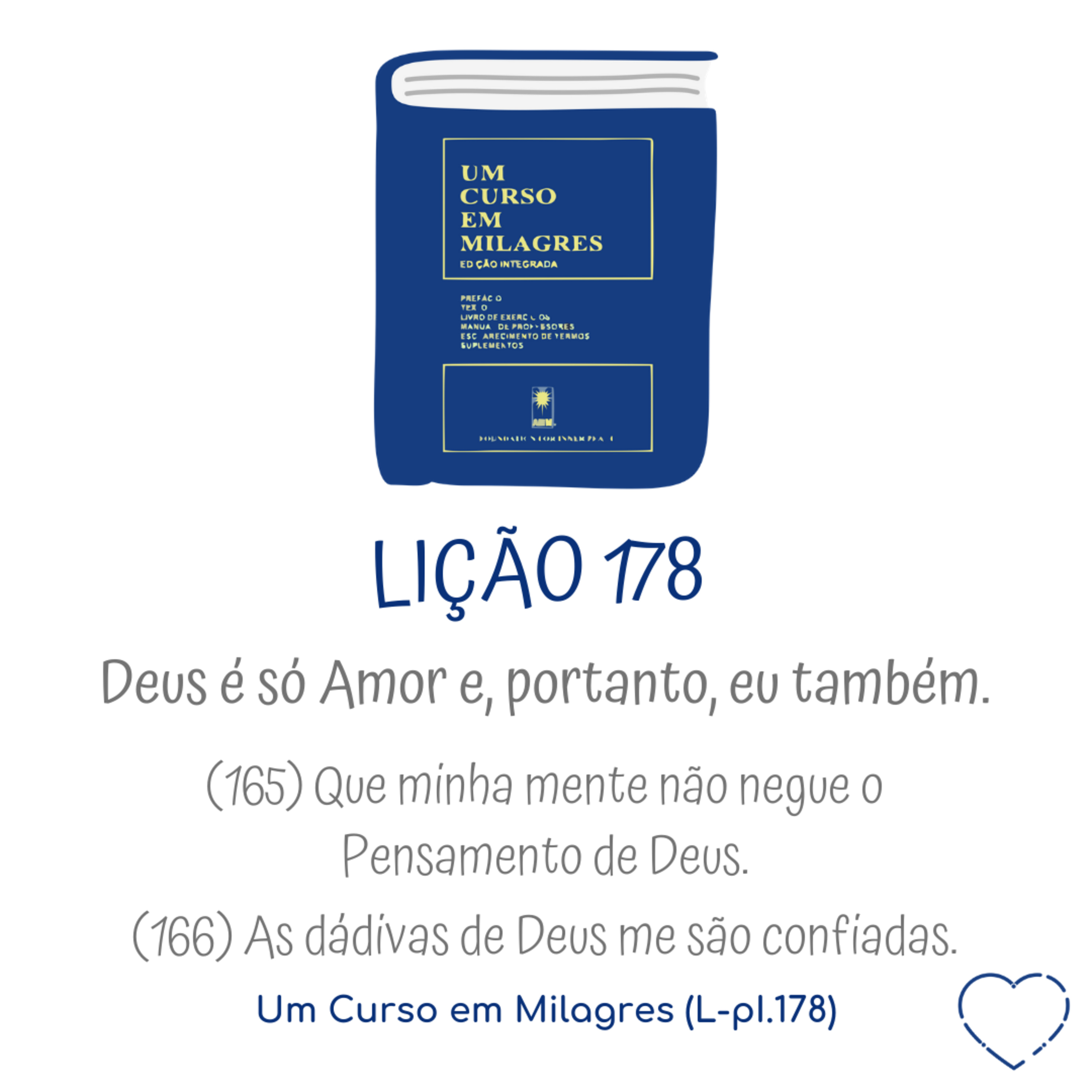 LIÇÃO 178 do Livro de Exercícios de "Um Curso em Milagres" (UCEM) | Frequência do Amor episode artwork