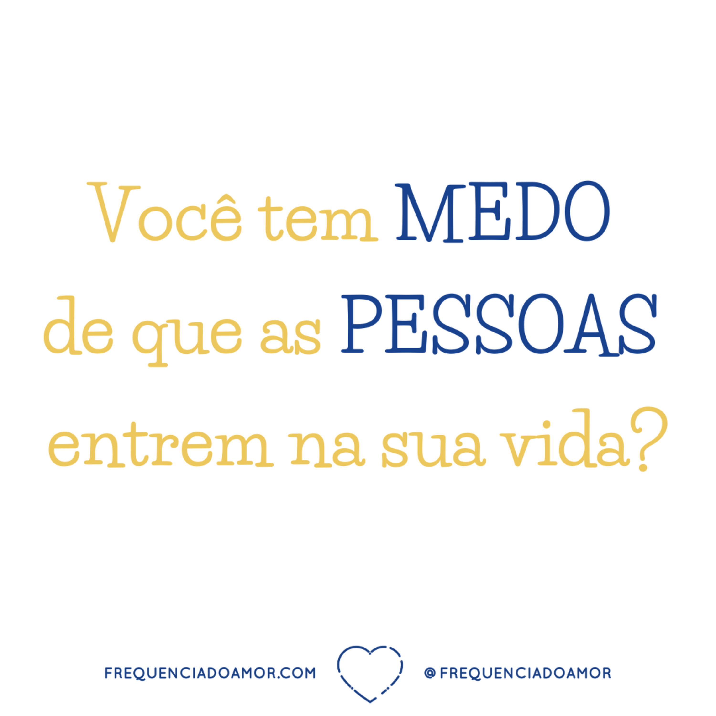 Você tem MEDO de que as PESSOAS entrem na sua vida? | Um Curso em Milagres (UCEM) | Na Frequência do Amor episode artwork