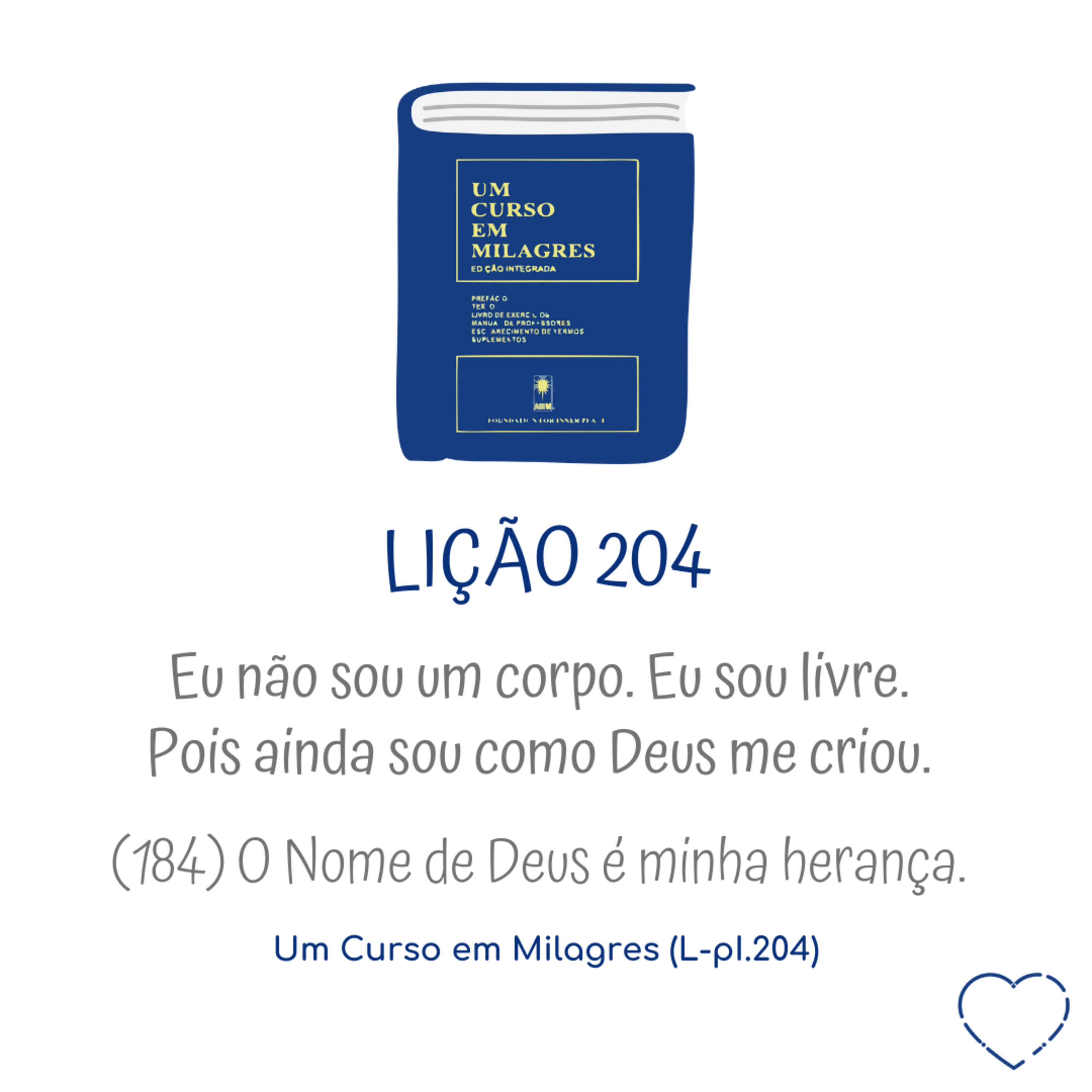 LIÇÃO 204 do Livro de Exercícios de "Um Curso em Milagres" (UCEM) | Na Frequência do Amor episode artwork