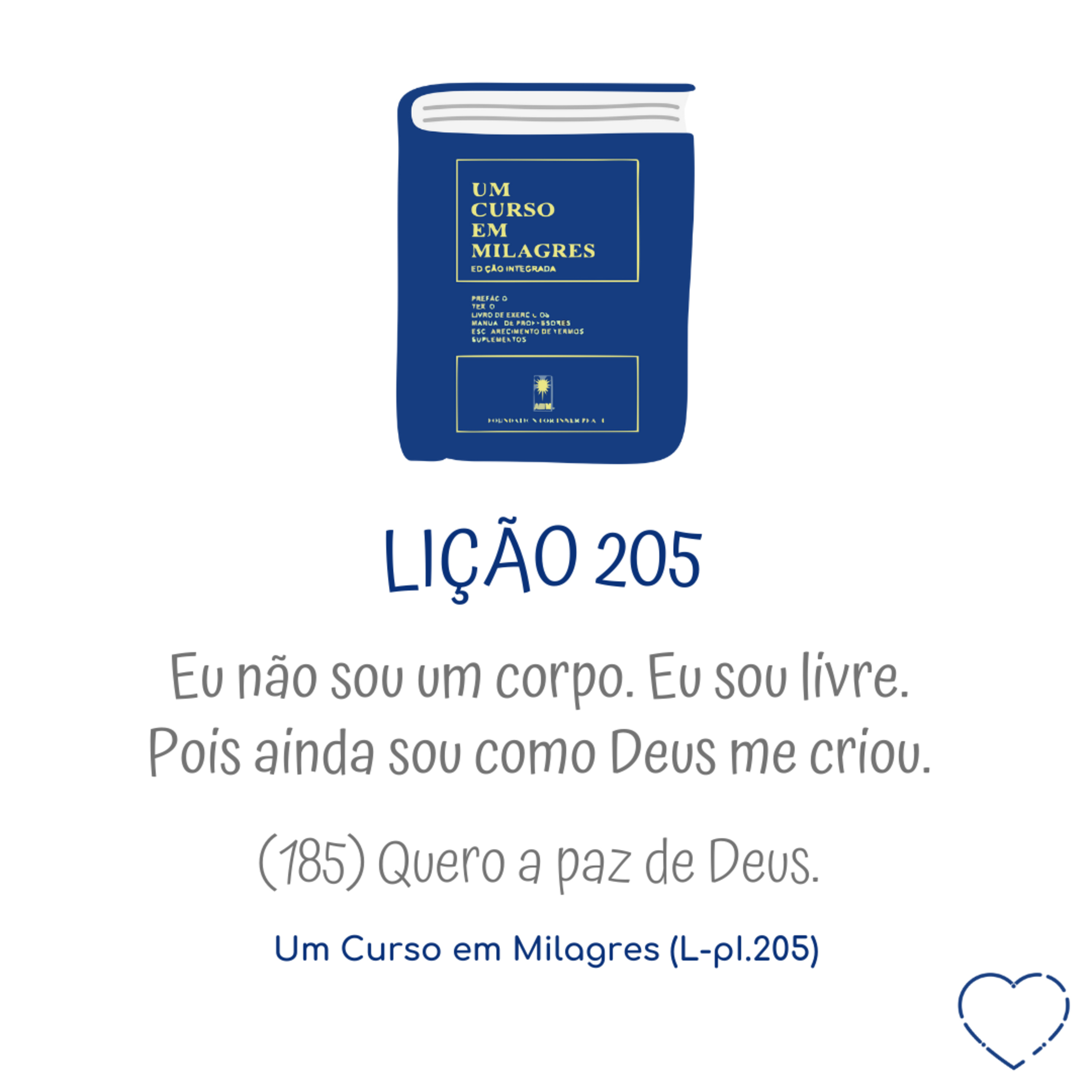 LIÇÃO 205 do Livro de Exercícios de "Um Curso em Milagres" (UCEM) | Na Frequência do Amor episode artwork
