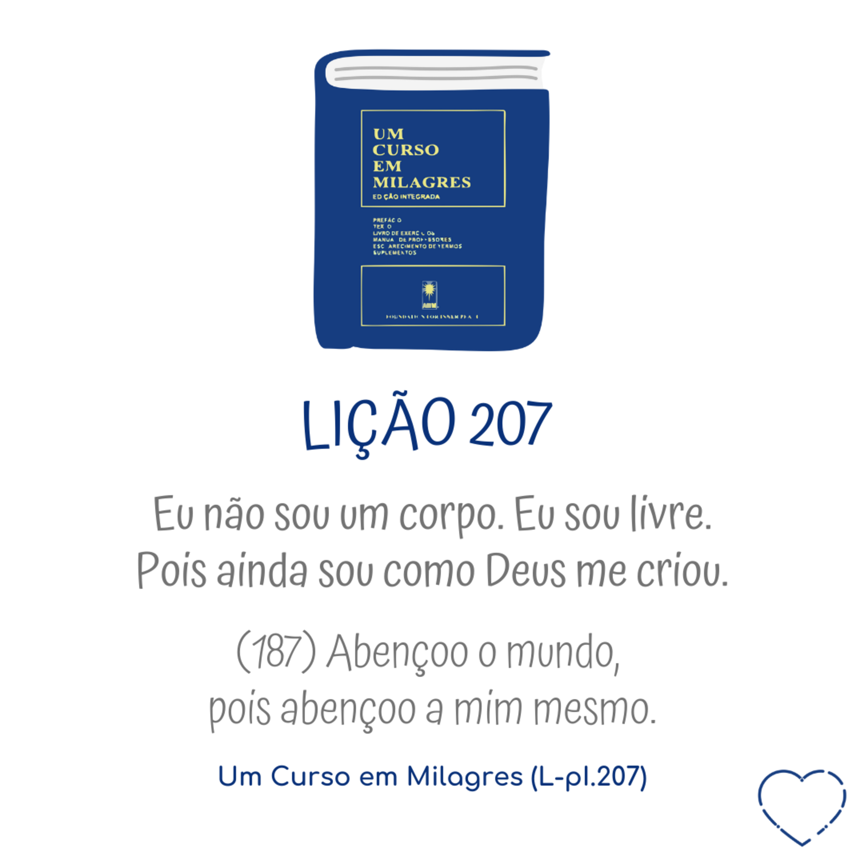 LIÇÃO 207 do Livro de Exercícios de "Um Curso em Milagres" (UCEM) | Na Frequência do Amor episode artwork