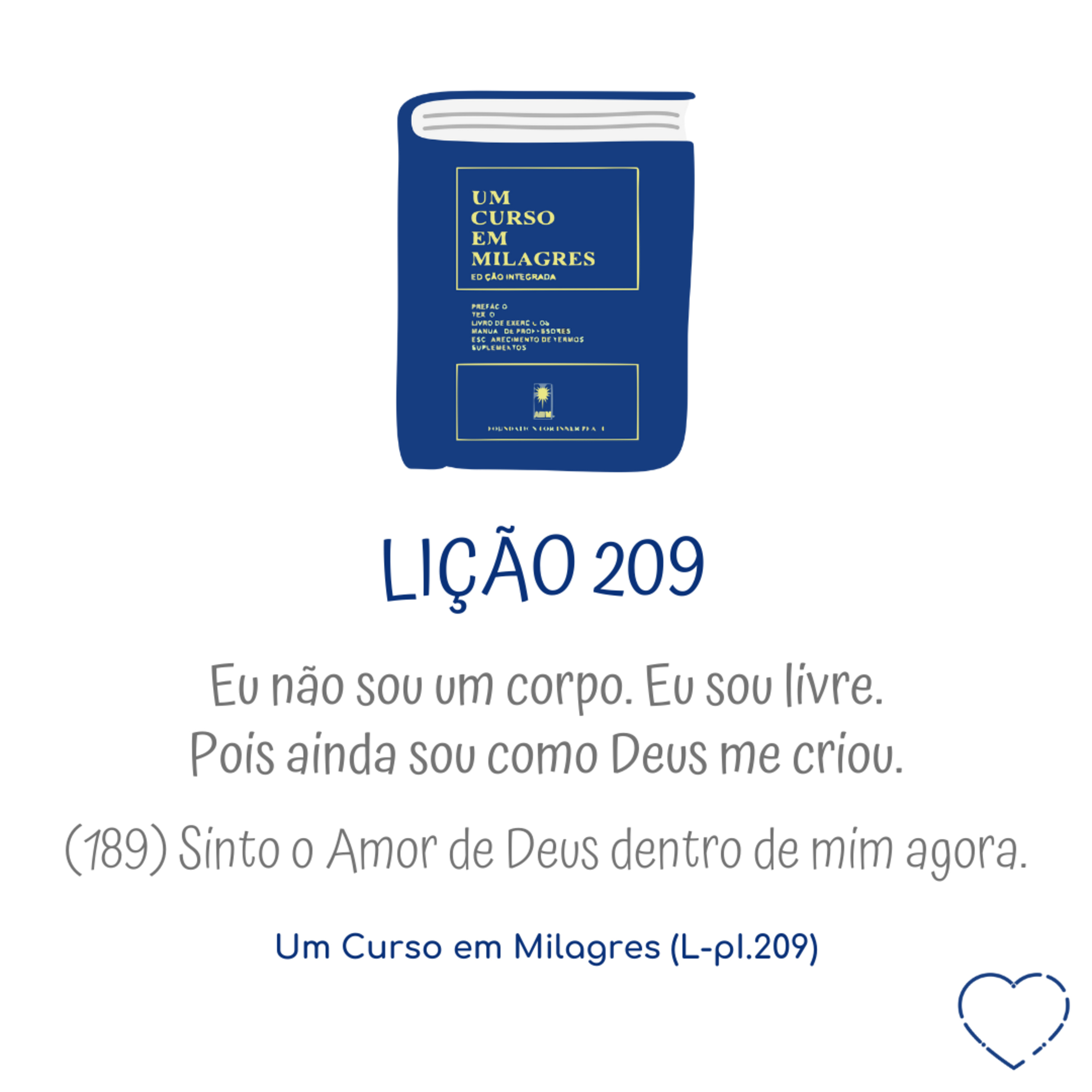 LIÇÃO 209 do Livro de Exercícios de "Um Curso em Milagres" (UCEM) | Na Frequência do Amor episode artwork