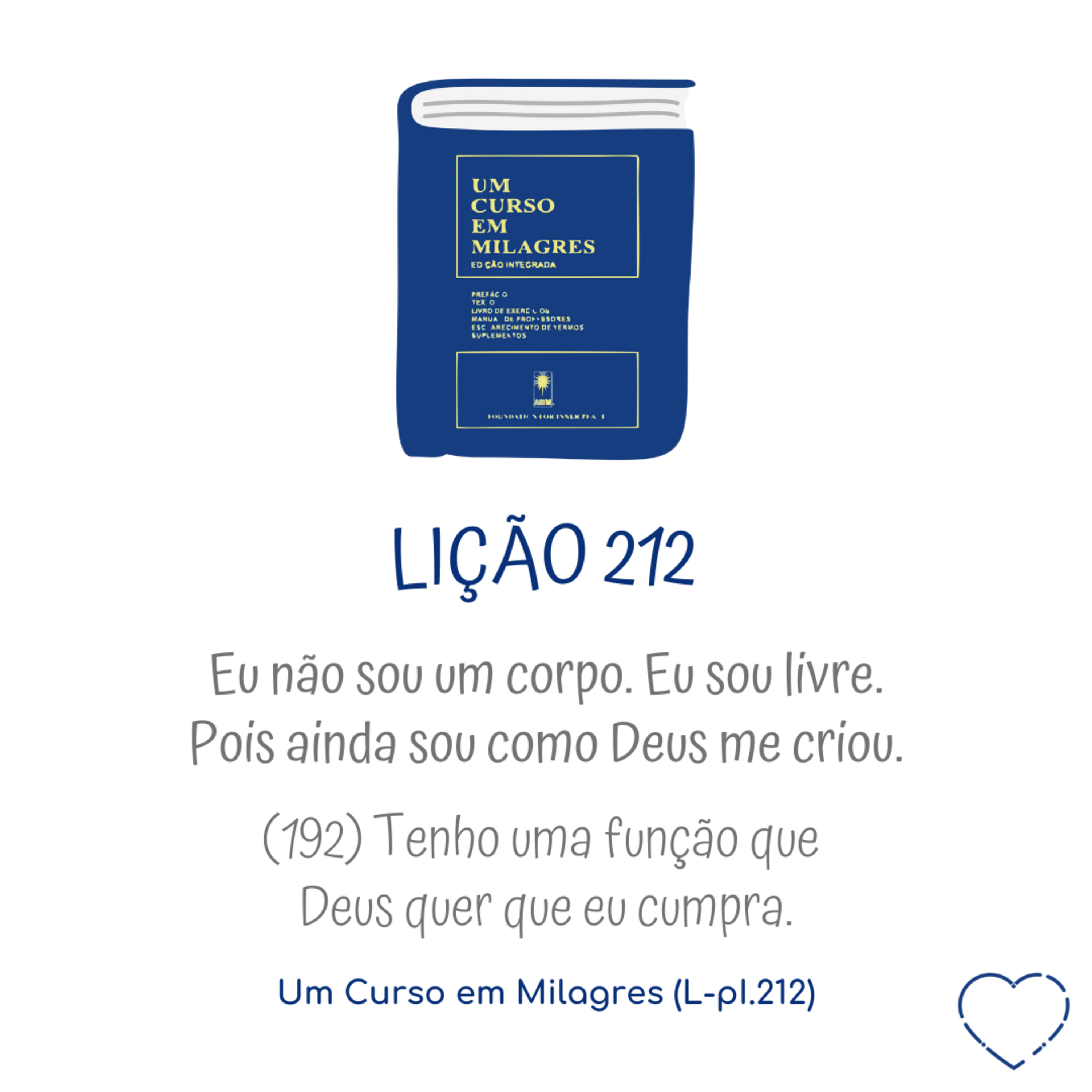 LIÇÃO 212 do Livro de Exercícios de "Um Curso em Milagres" (UCEM) | Na Frequência do Amor episode artwork