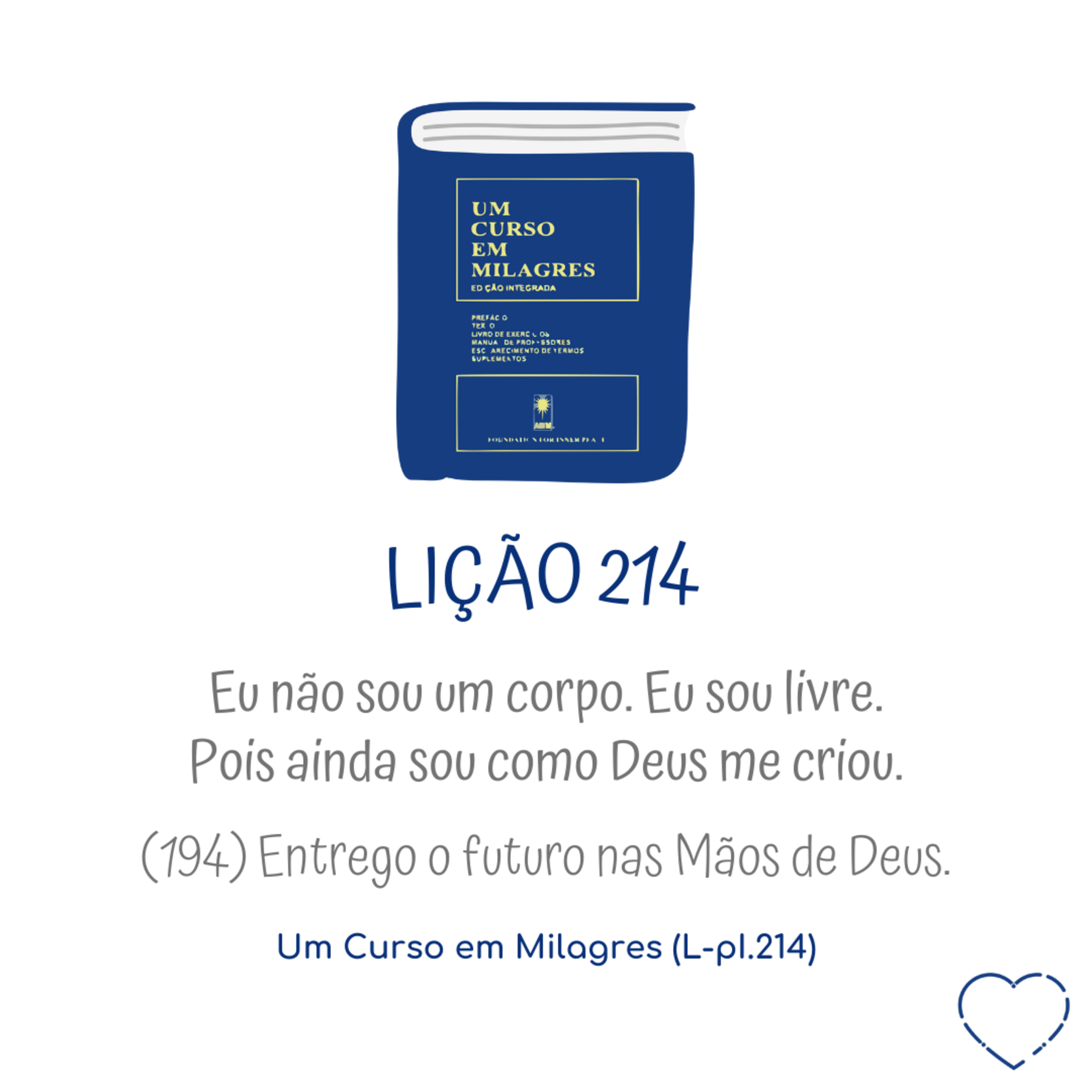 LIÇÃO 214 do Livro de Exercícios de "Um Curso em Milagres" (UCEM) | Na Frequência do Amor episode artwork