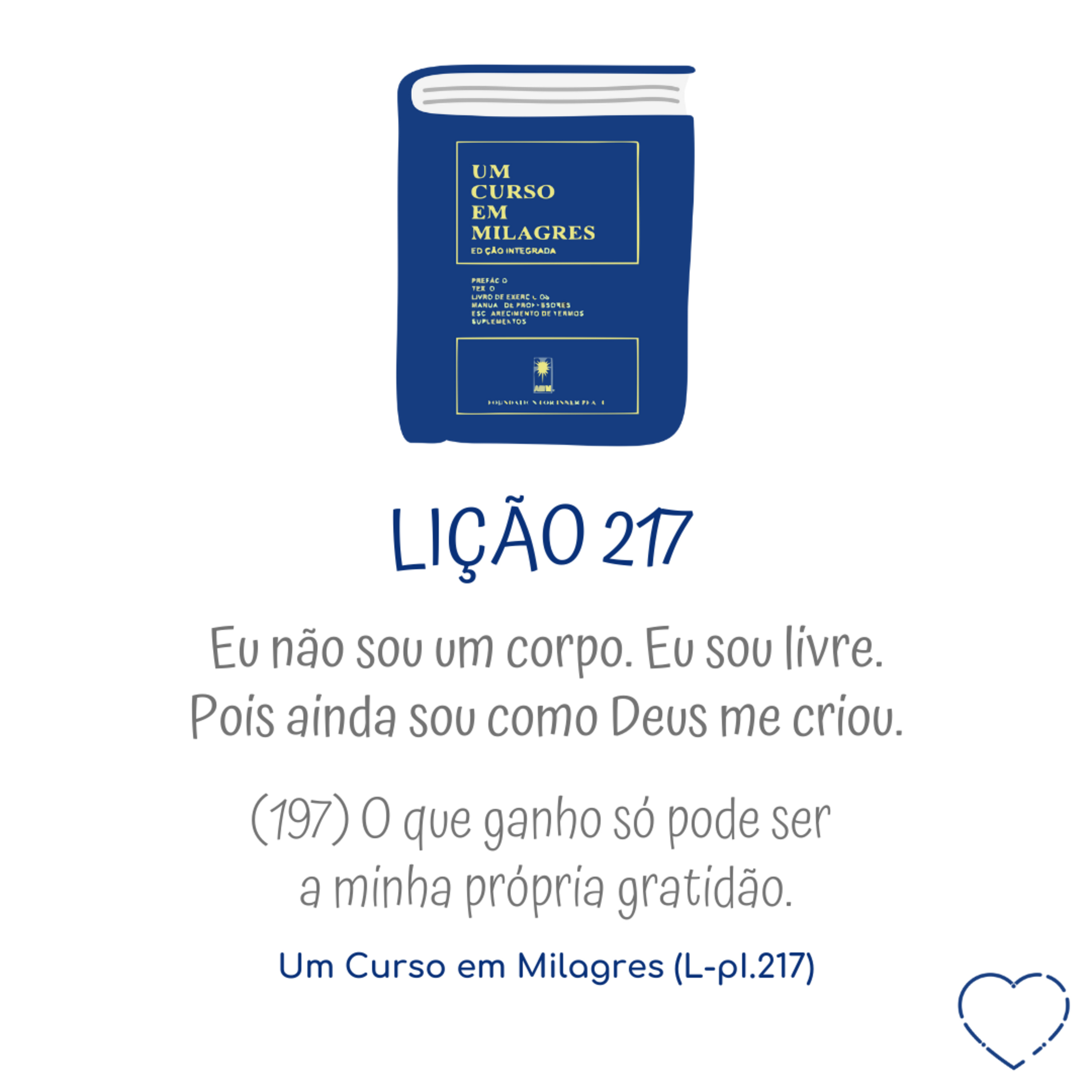LIÇÃO 217 do Livro de Exercícios de "Um Curso em Milagres" (UCEM) | Na Frequência do Amor episode artwork