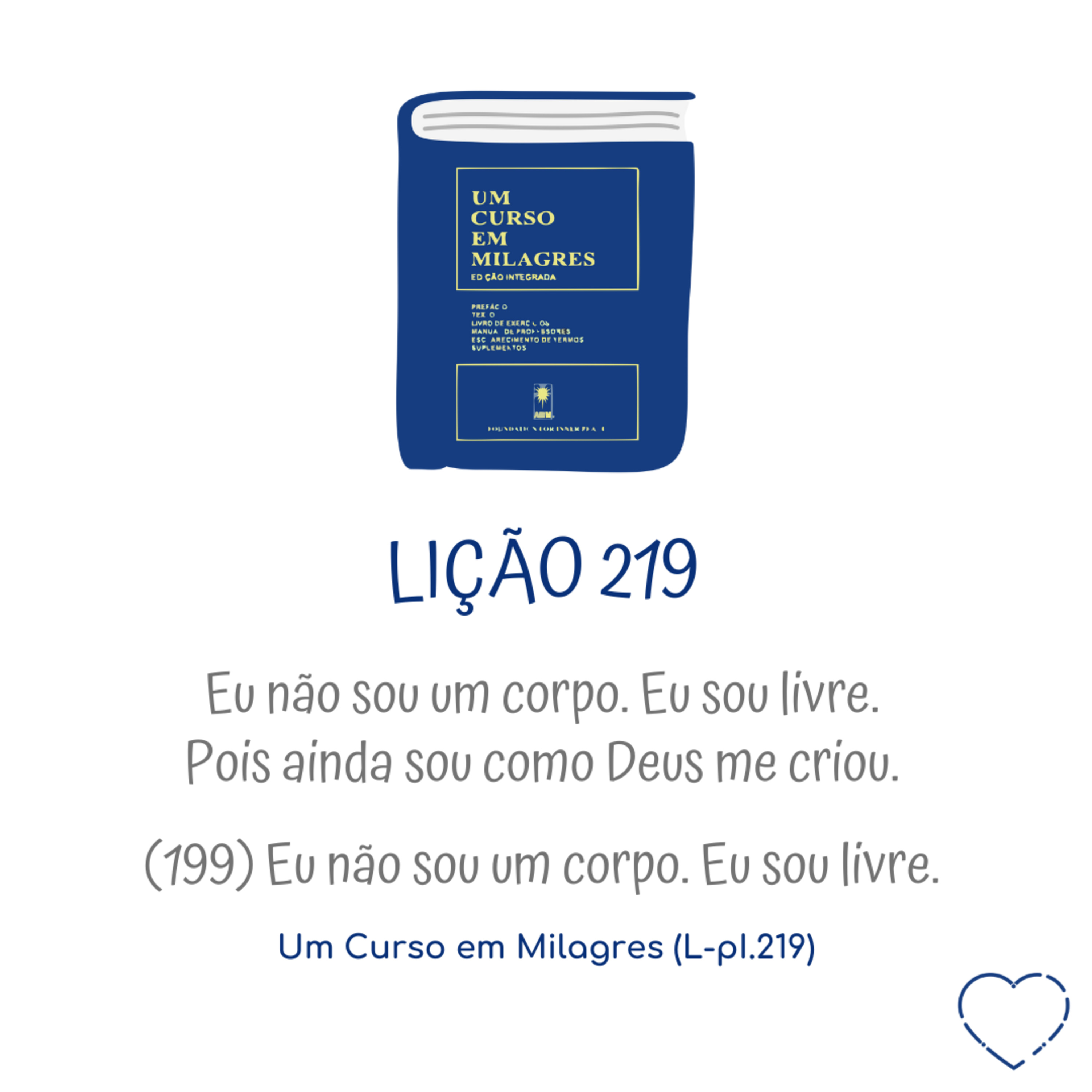 LIÇÃO 219 do Livro de Exercícios de "Um Curso em Milagres" (UCEM) | Na Frequência do Amor episode artwork