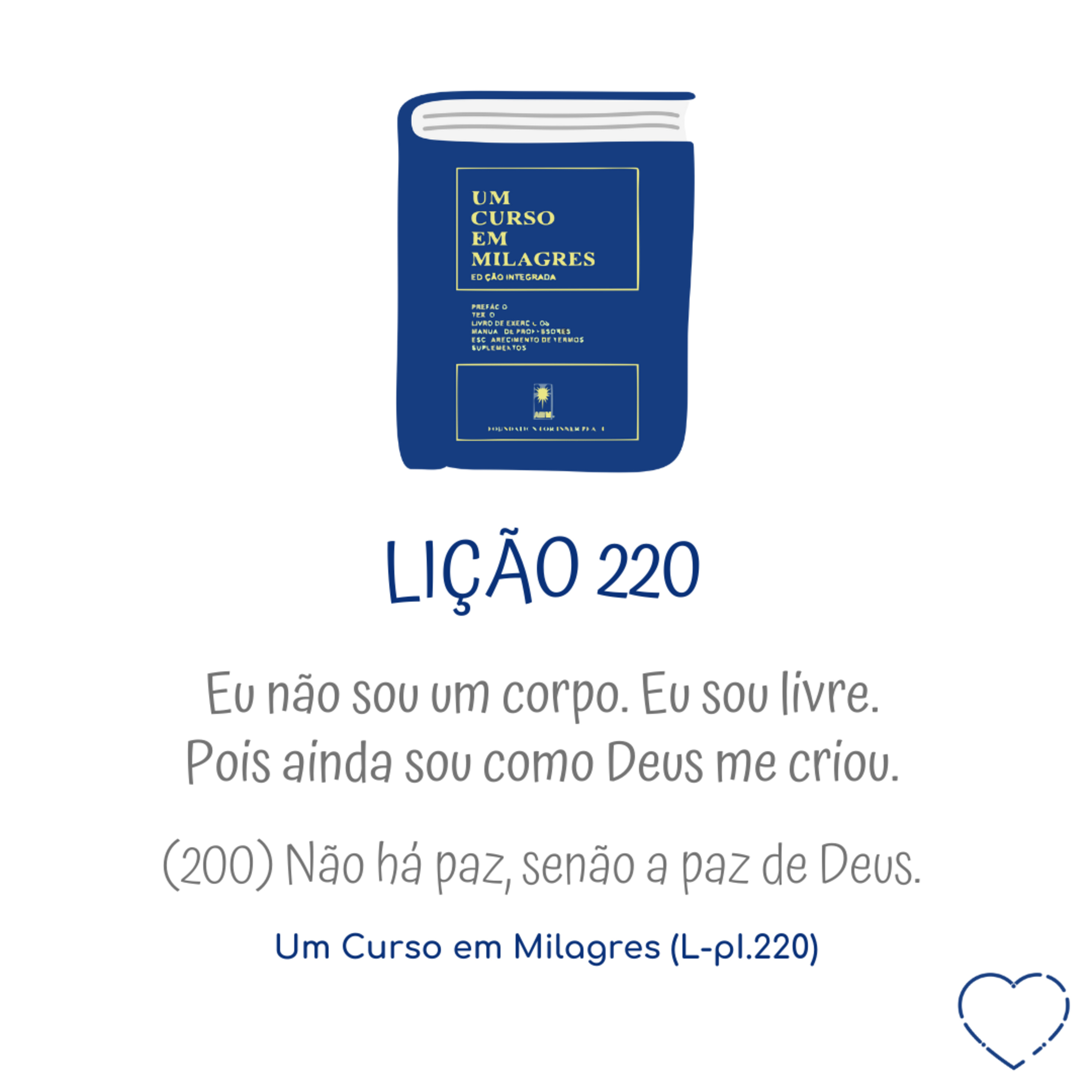 LIÇÃO 220 do Livro de Exercícios de "Um Curso em Milagres" (UCEM) | Na Frequência do Amor episode artwork