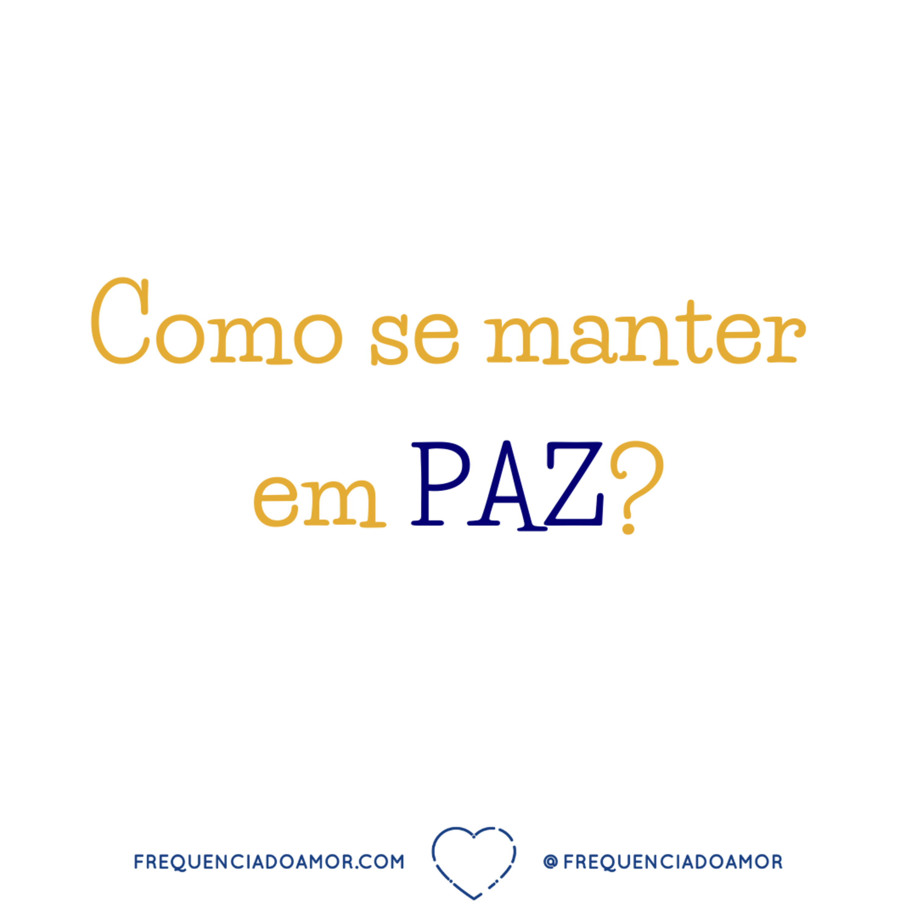 Como se manter em PAZ? | Um Curso em Milagres (UCEM) | Na Frequência do Amor episode artwork