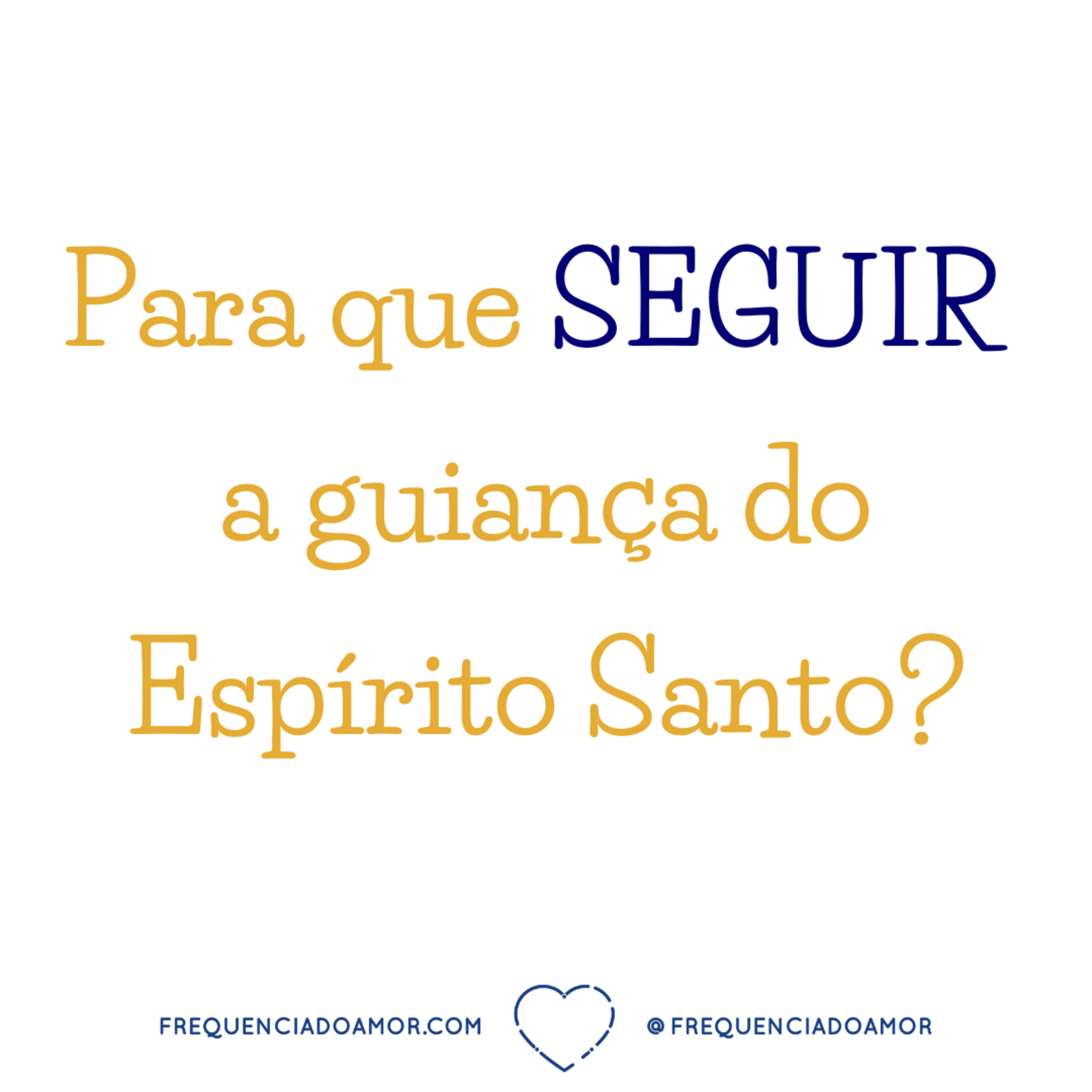 Para que seguir a GUIANÇA do ESPÍRITO SANTO? | Um Curso em Milagres (UCEM) | Na Frequência do Amor episode artwork