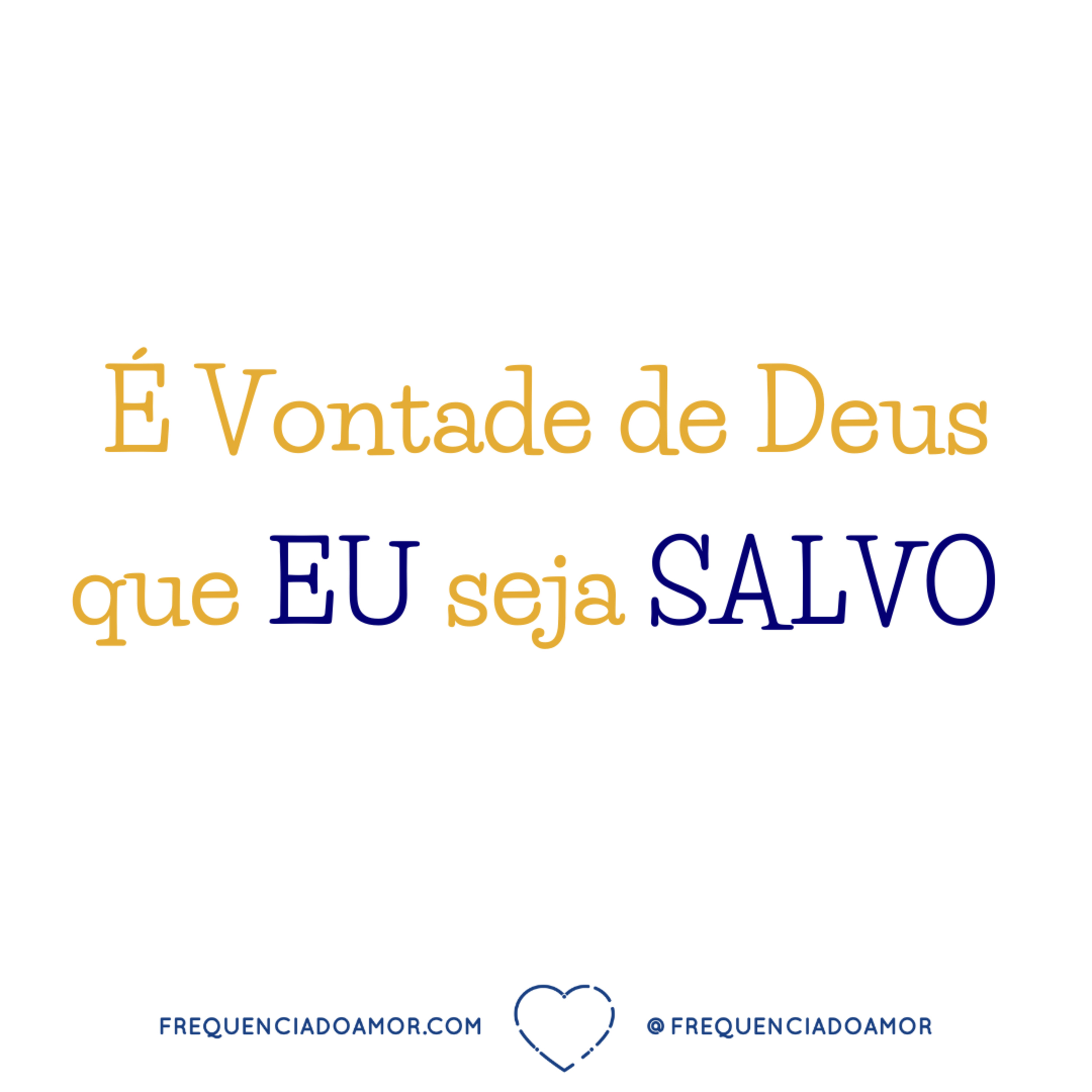 É Vontade de Deus que EU seja SALVO | Um Curso em Milagres (UCEM) | Na Frequência do Amor episode artwork