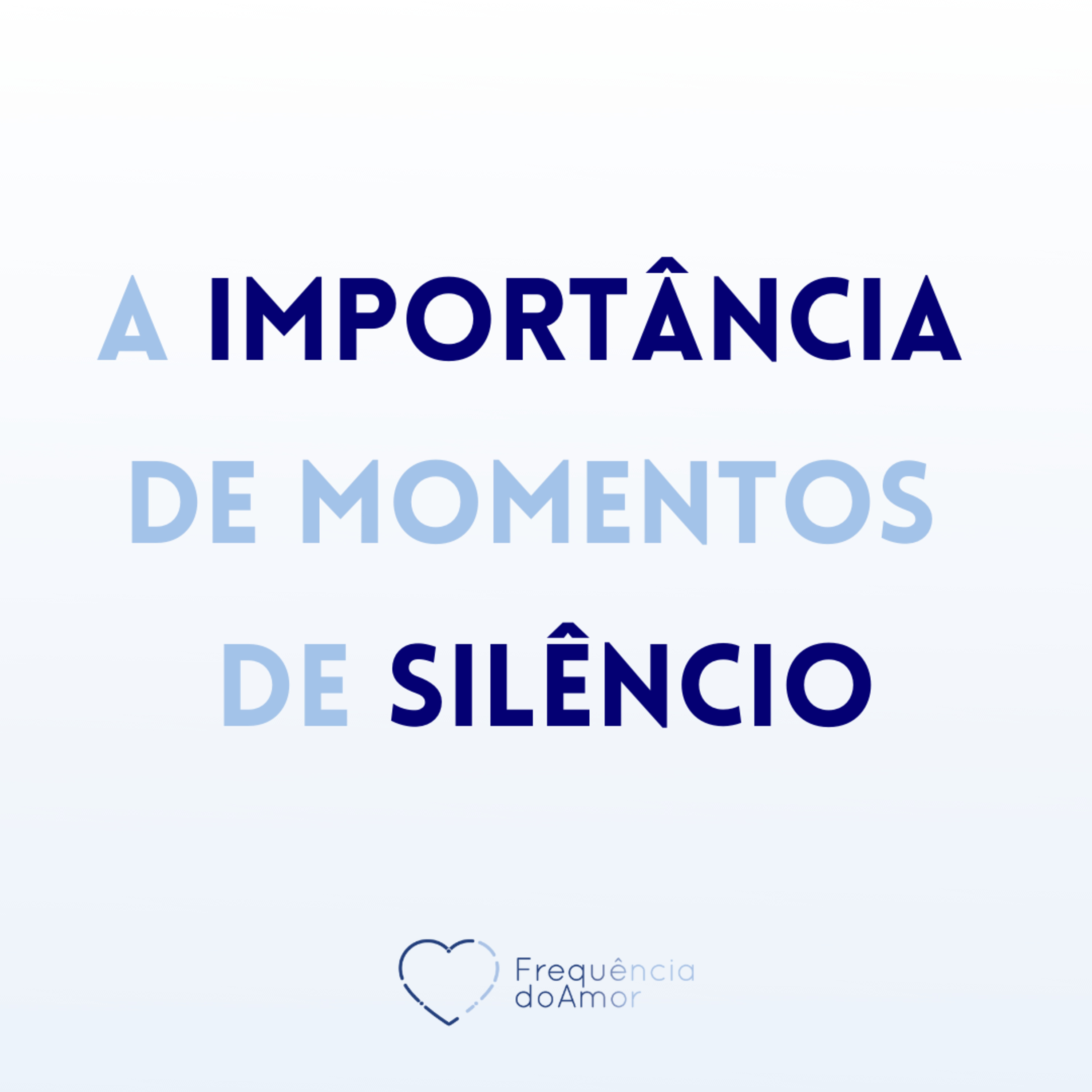 A importância de momentos de SILÊNCIO | Um Curso em Milagres (UCEM) | Na Frequência do Amor episode artwork