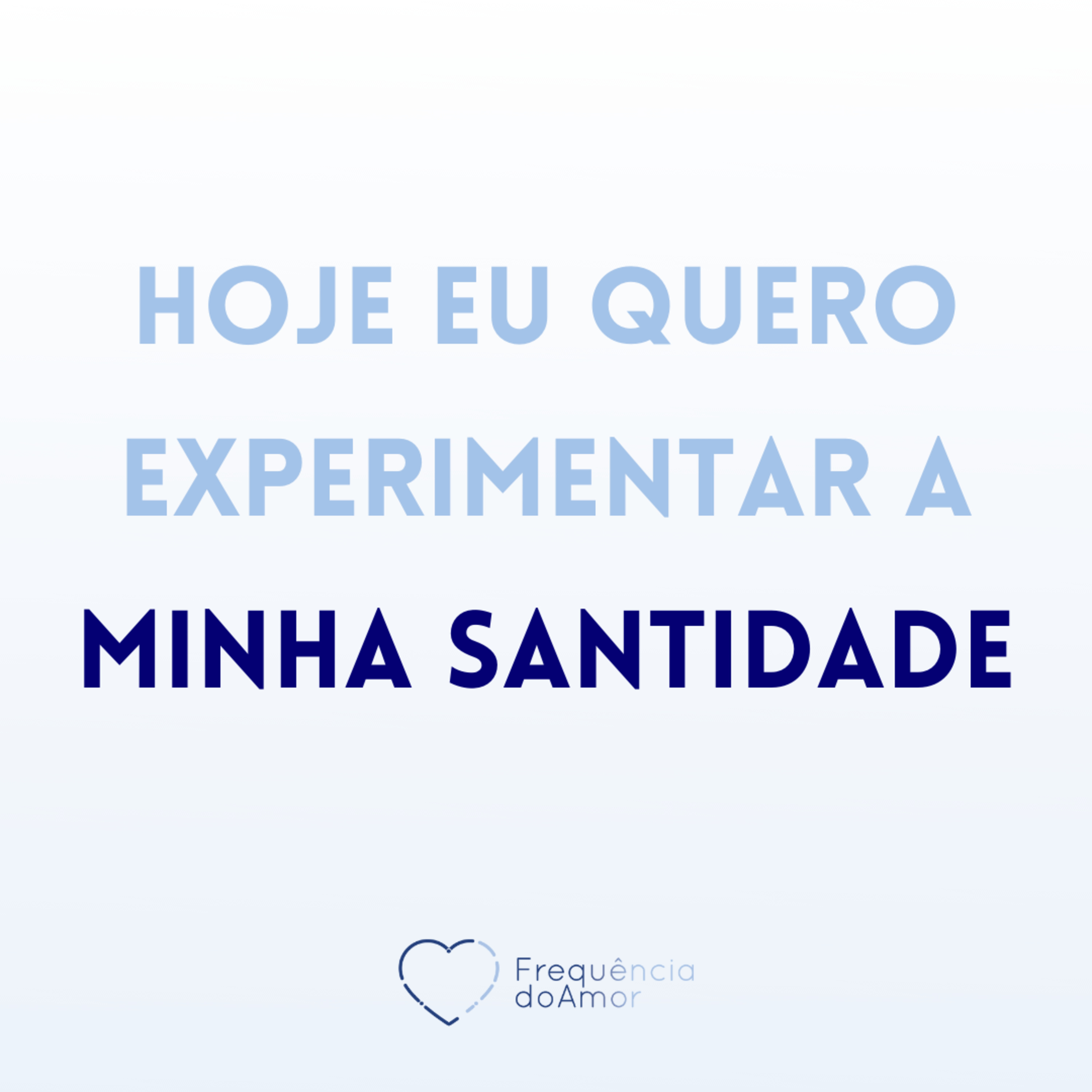 Hoje eu quero experimentar a MINHA SANTIDADE | Um Curso em Milagres (UCEM) | Na Frequência do Amor episode artwork