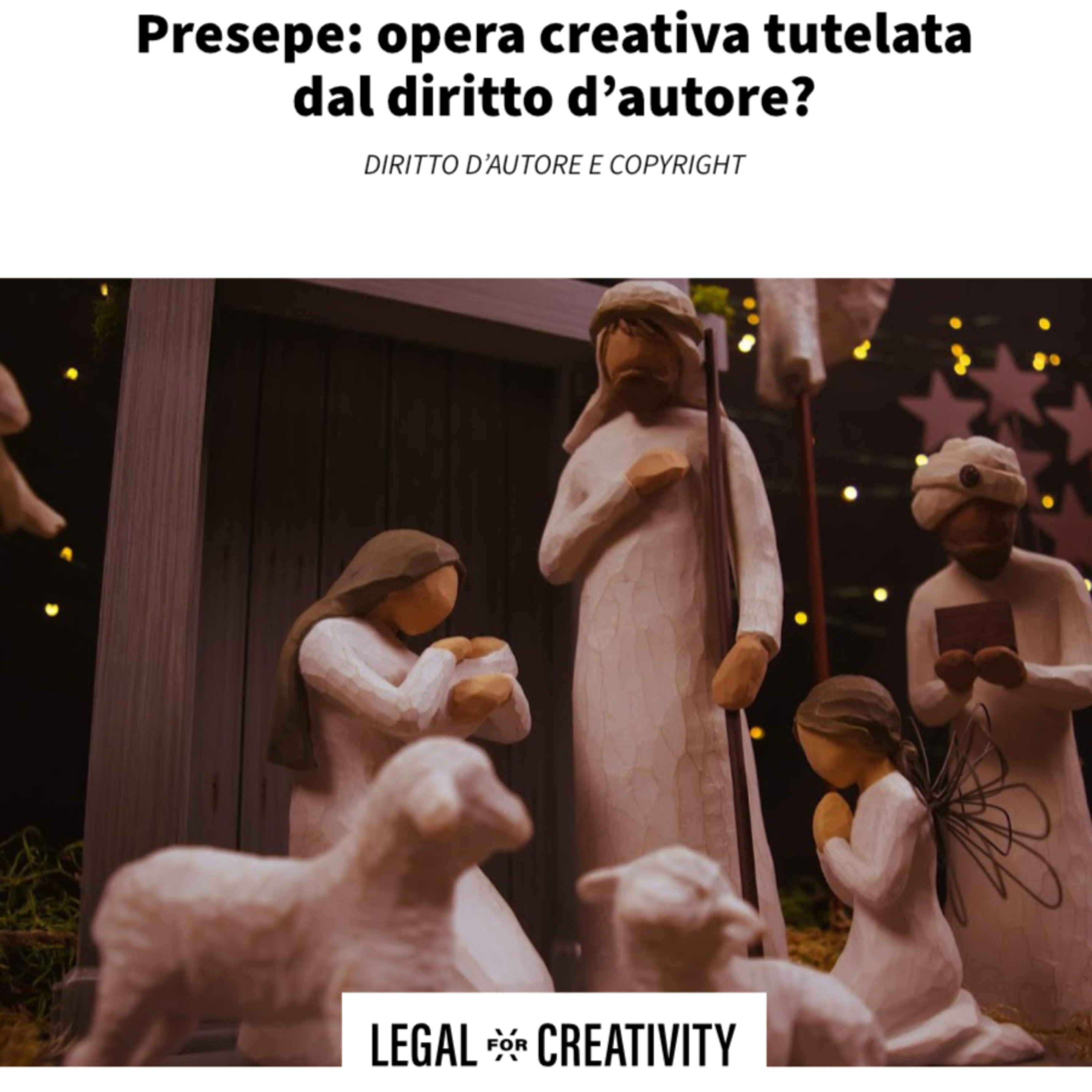 Legal For Creativity - Diritto per creativi