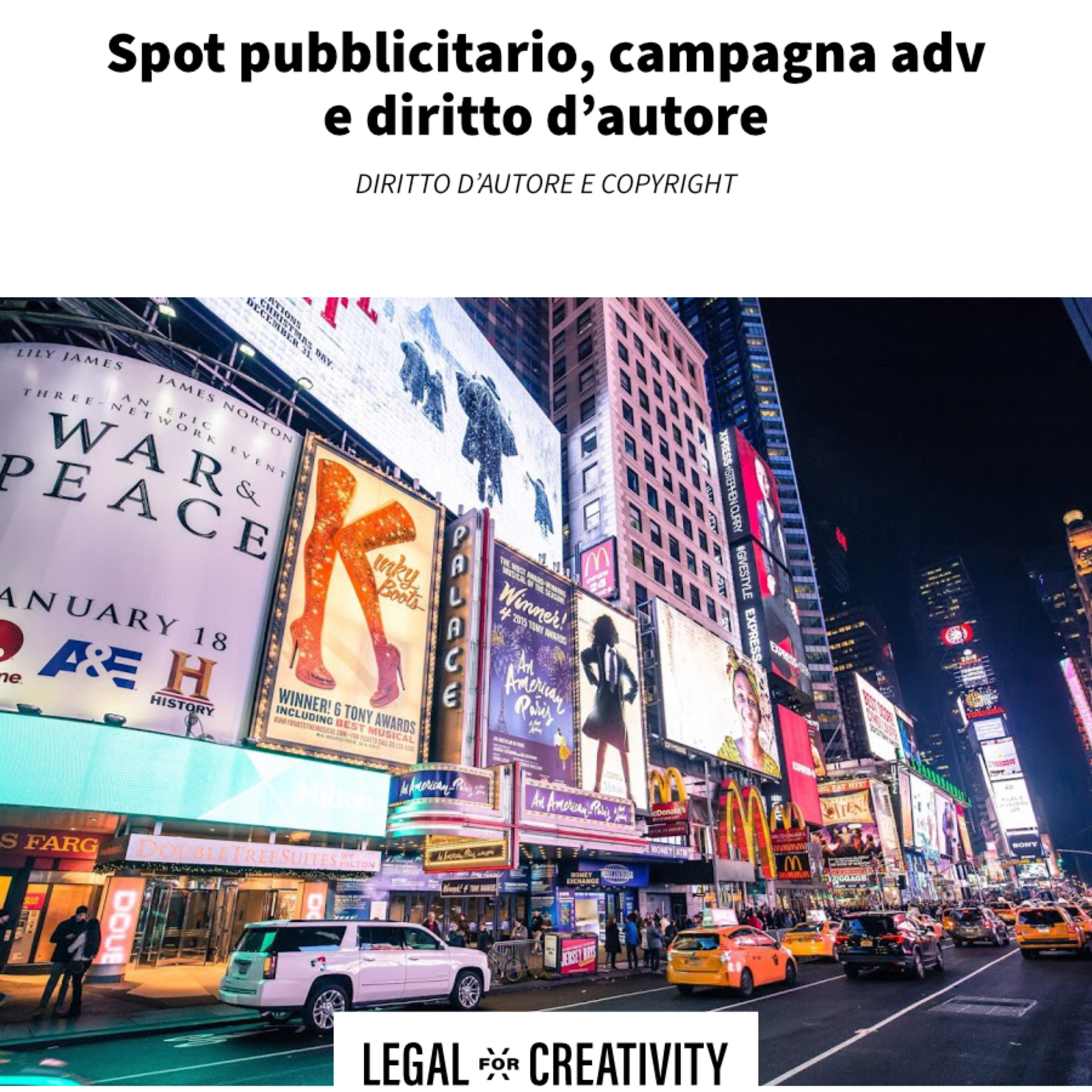 Legal For Creativity - Diritto per creativi