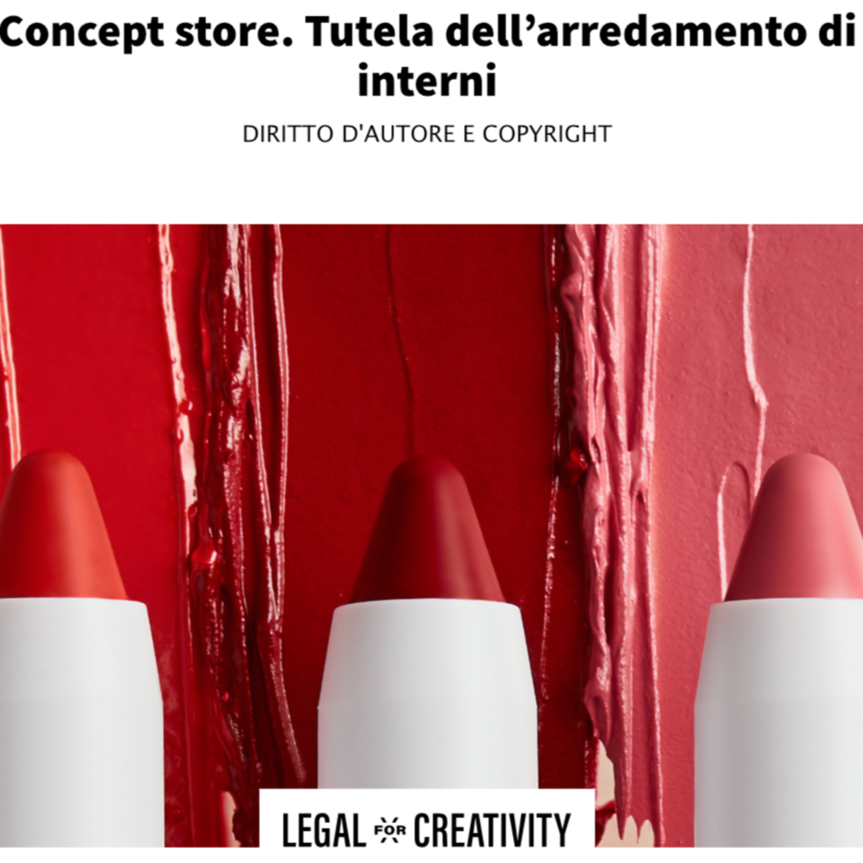 Legal For Creativity - Diritto per creativi