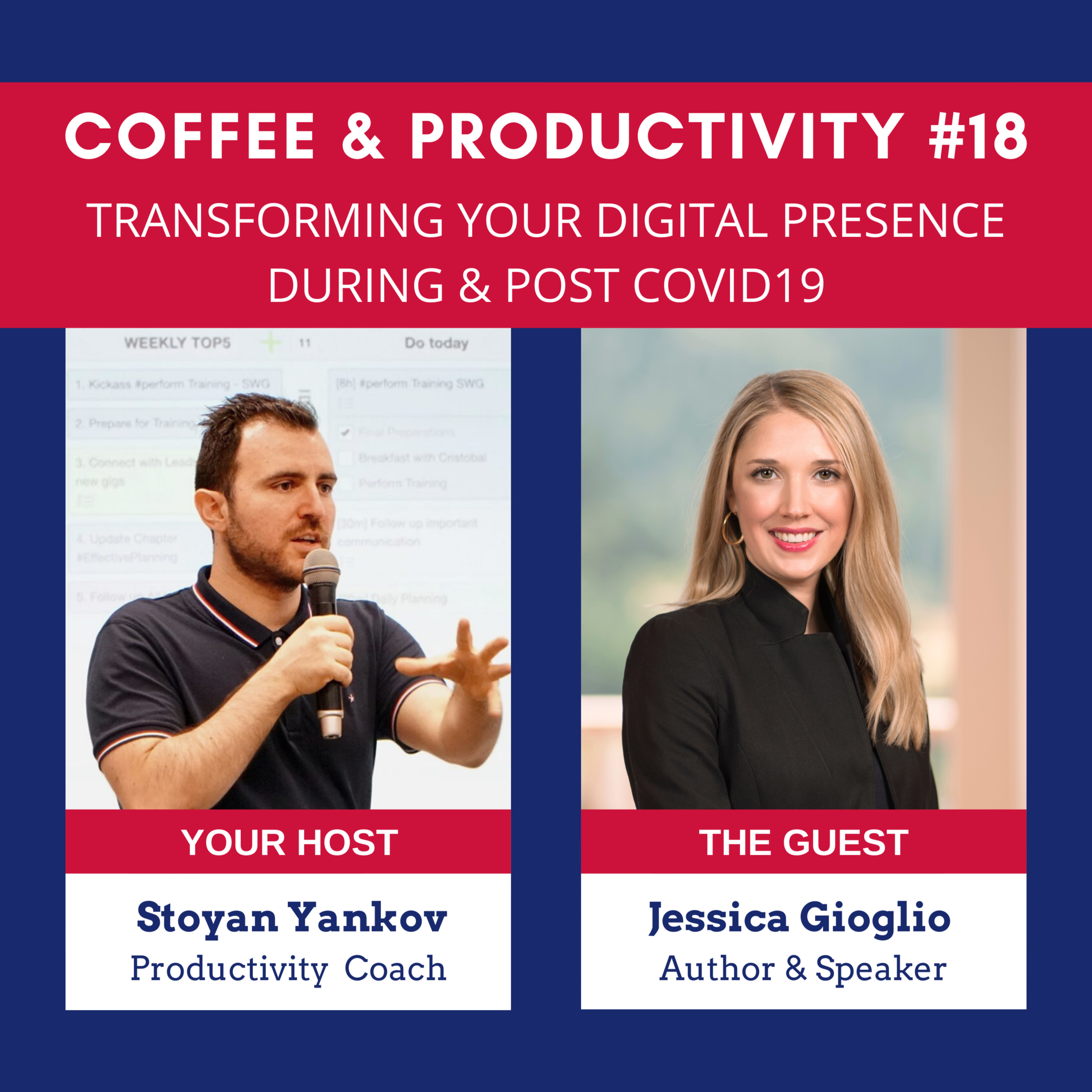 Transforming Your Digital Presence During & Post COVID19: Coffee & Productivity #18 with Jessica Gioglio