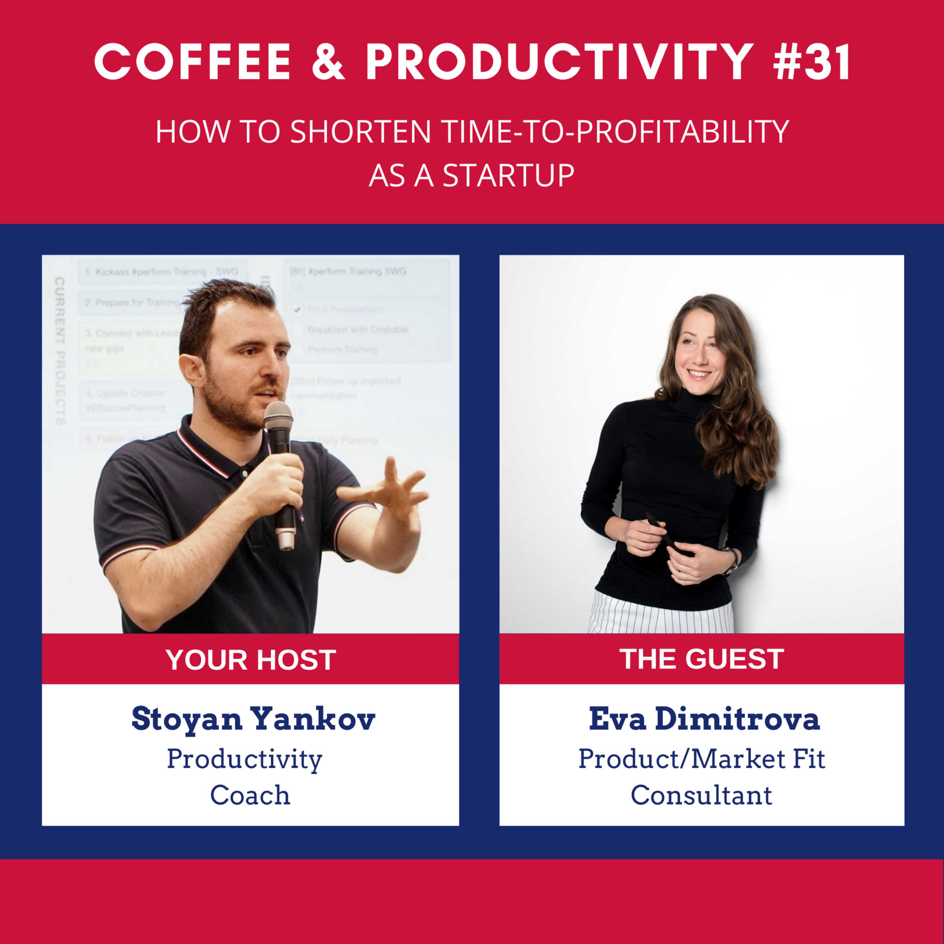How To Shorten Time-To-Profitability As A Startup: Coffee & Productivity #31 with Eva Dimitrova