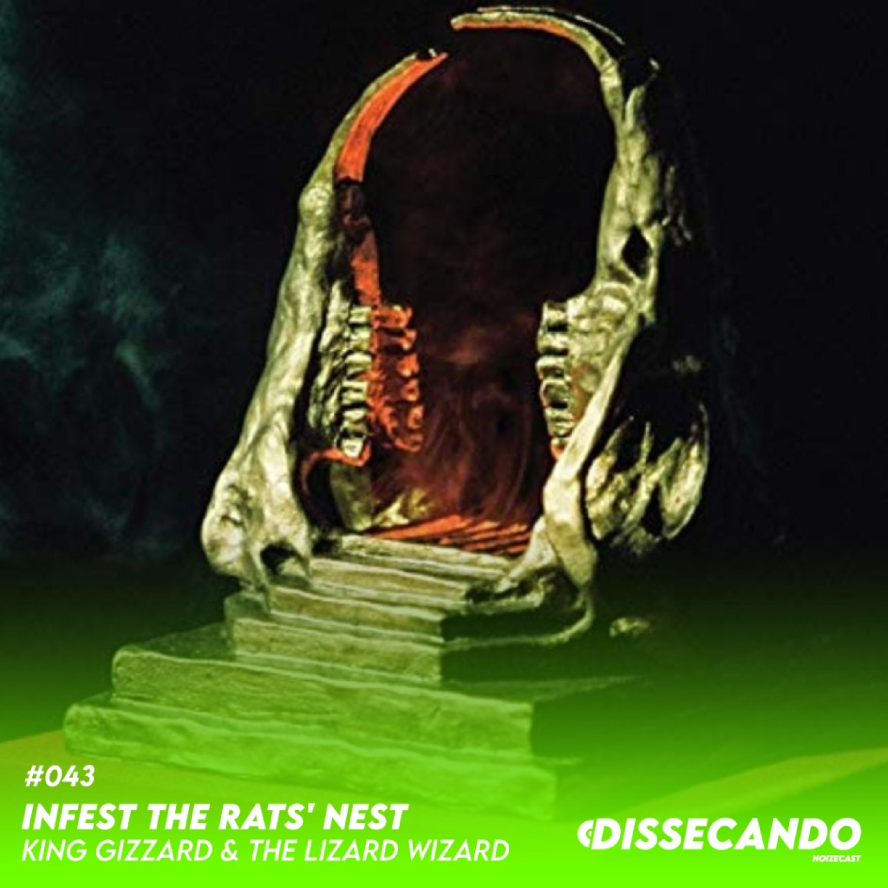 DISSECANDO #043 - O DISCO DE METAL DA BANDA MAIS PROLÍFERA DO SÉCULO | KING GIZZARD & THE LIZARD WIZARD - REMASTER episode artwork