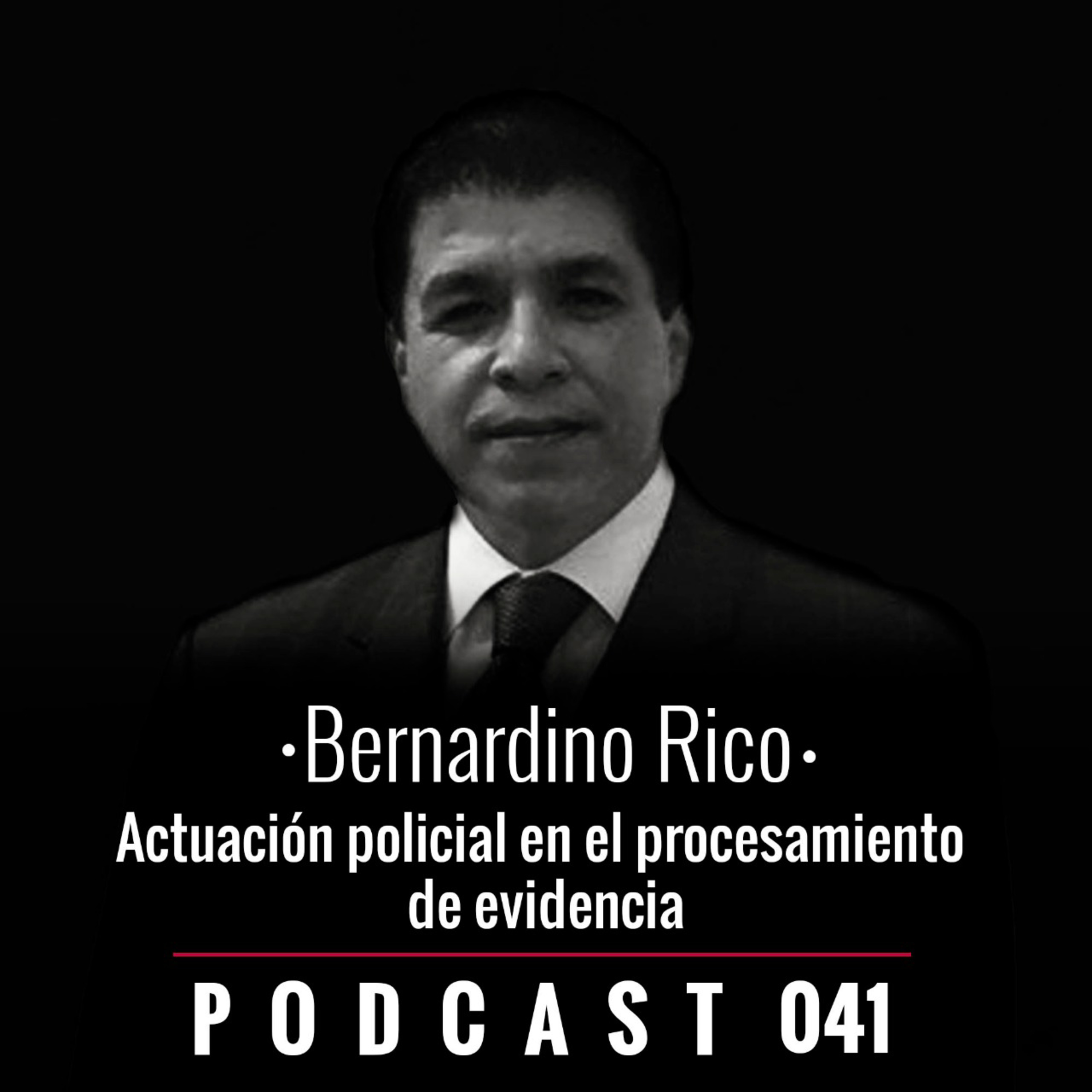 041. Actuación policial en el procesamiento de evidencia