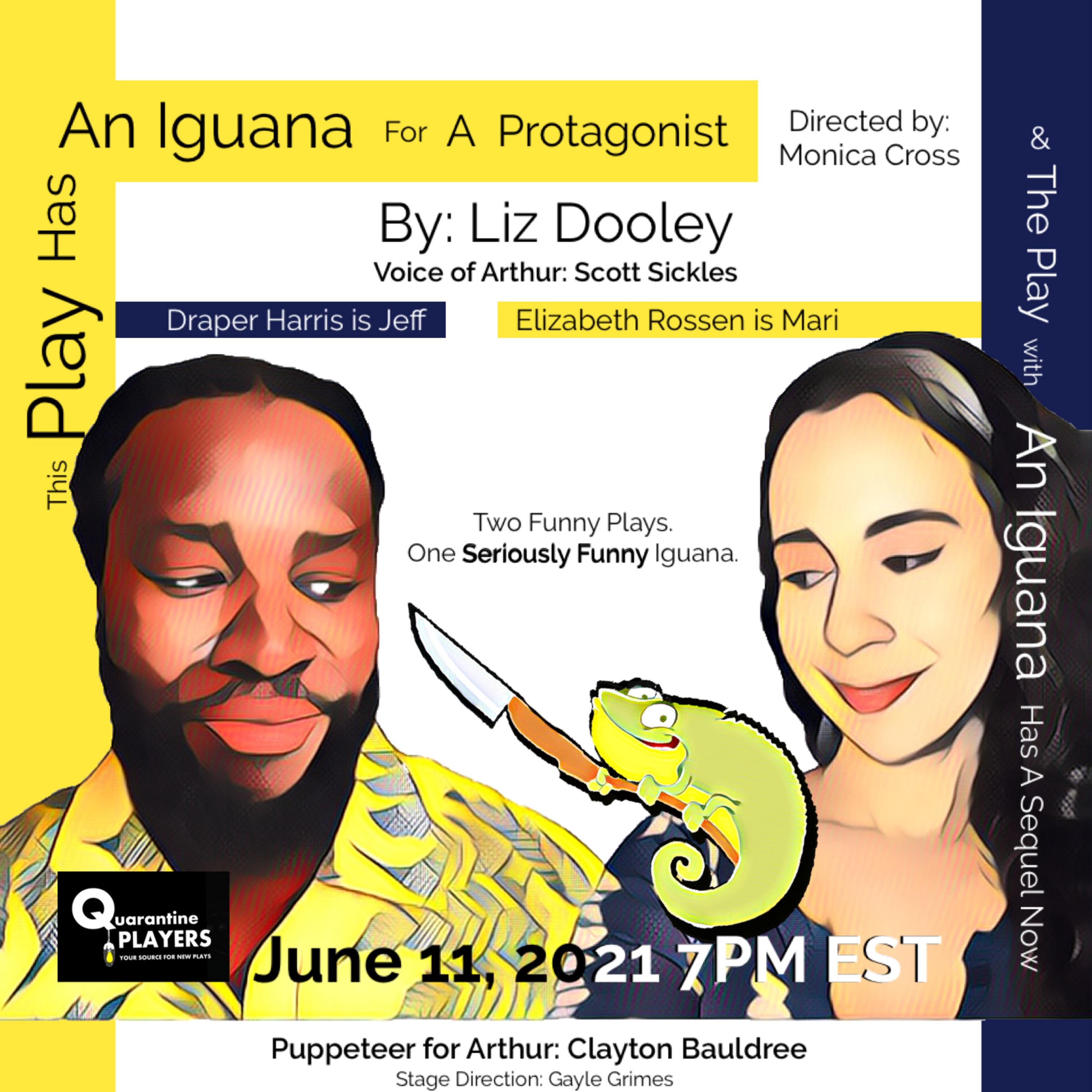This play has an Iguana for a Protagonist by Liz Dooley  episode artwork