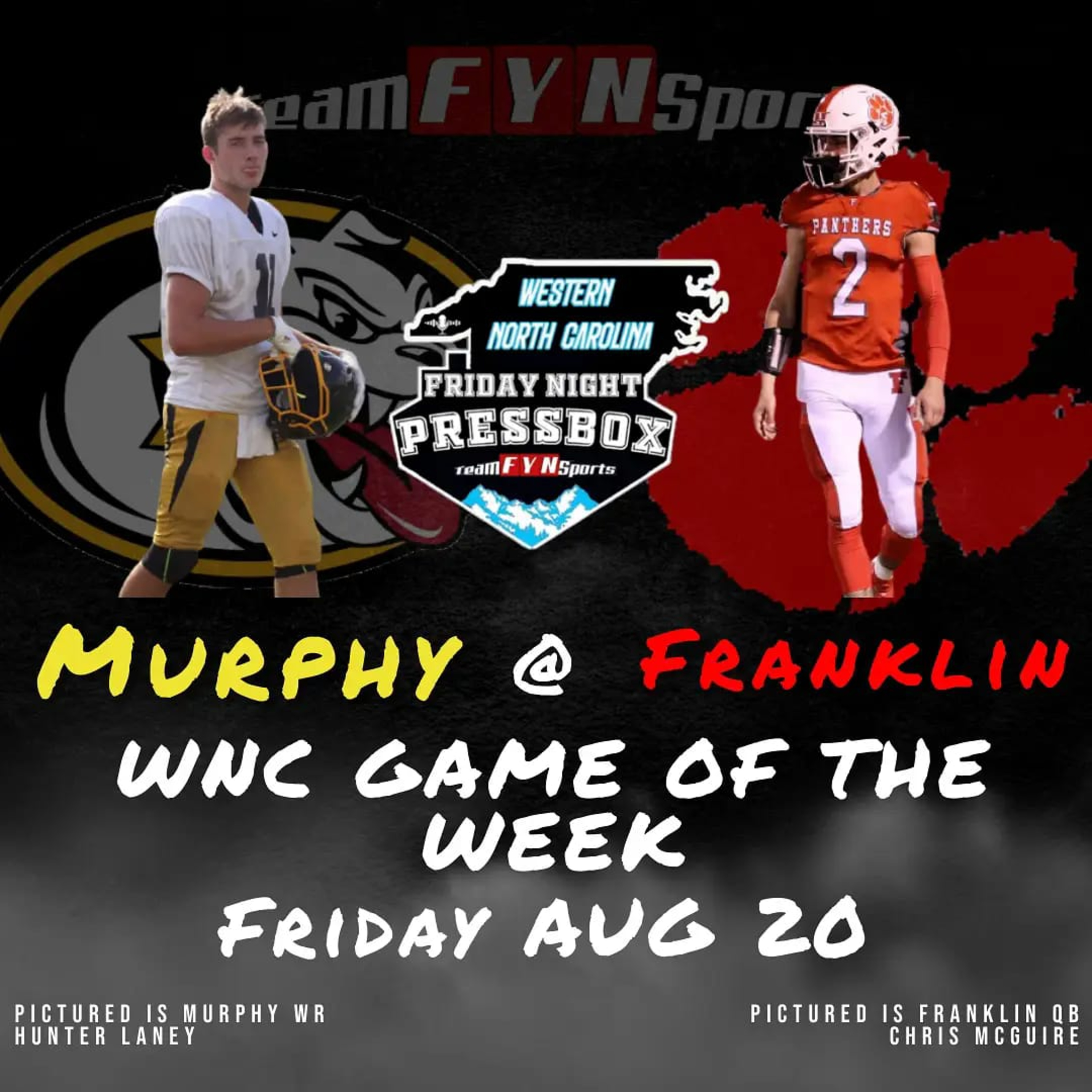 Western NC Friday Night Pressbox Show Week 1 