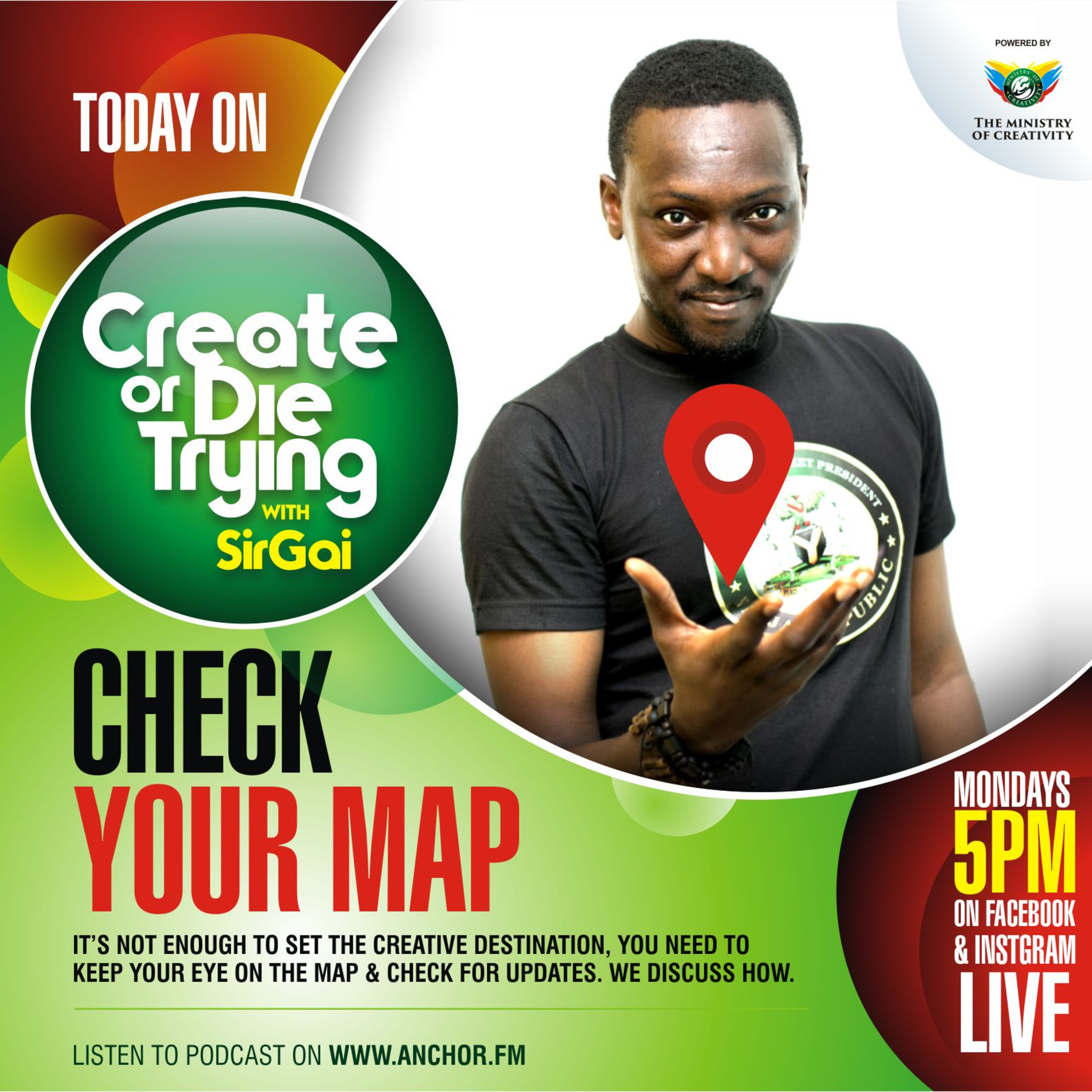 CREATIVE PLANS: CHECK YOUR MAP