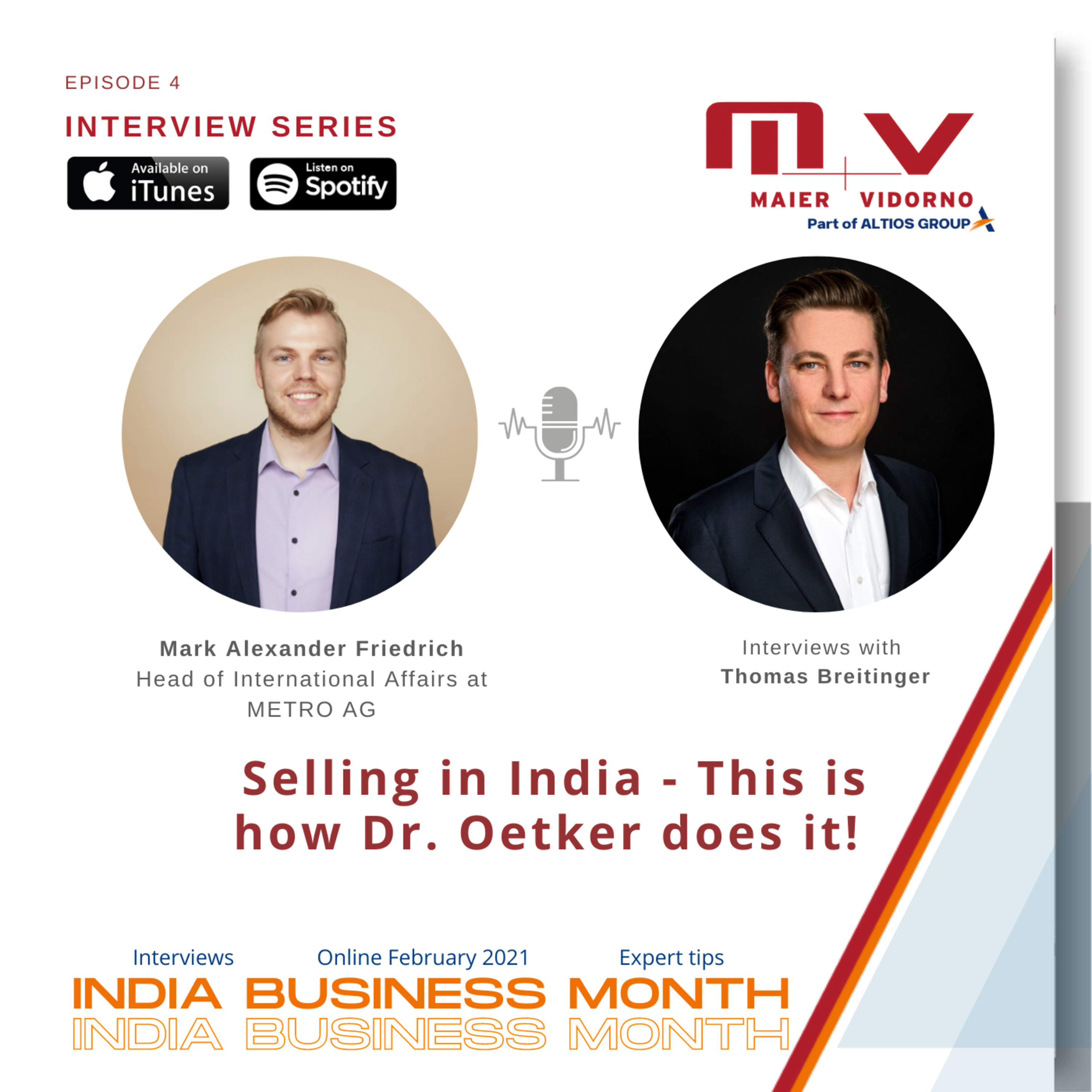 CXO Podcast Series By Maier+Vidorno