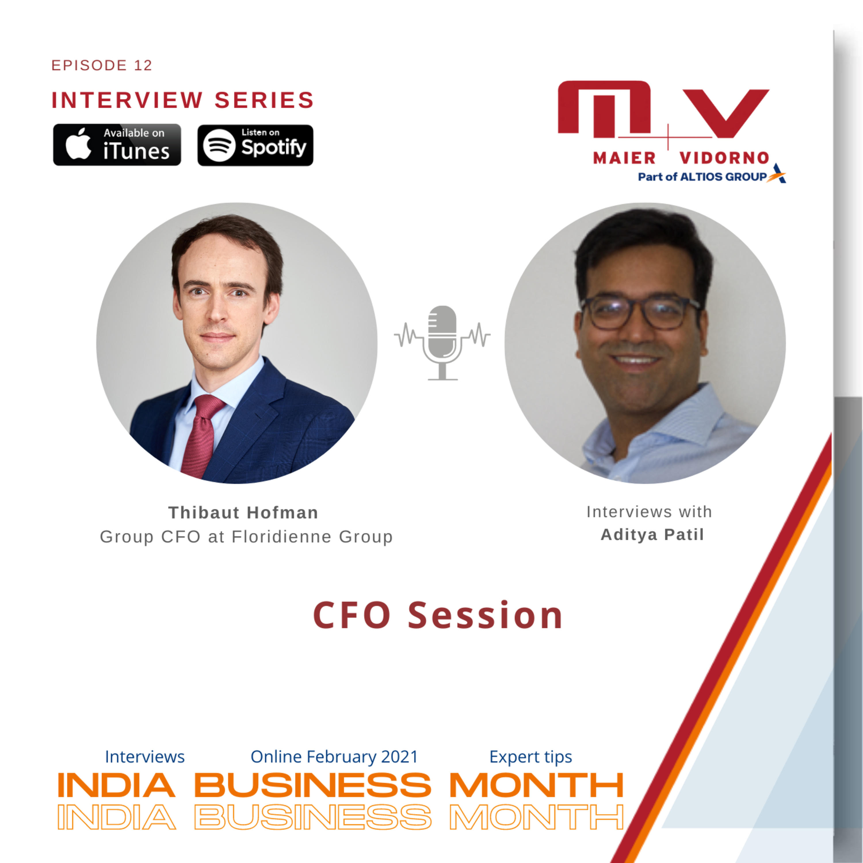 CXO Podcast Series By Maier+Vidorno