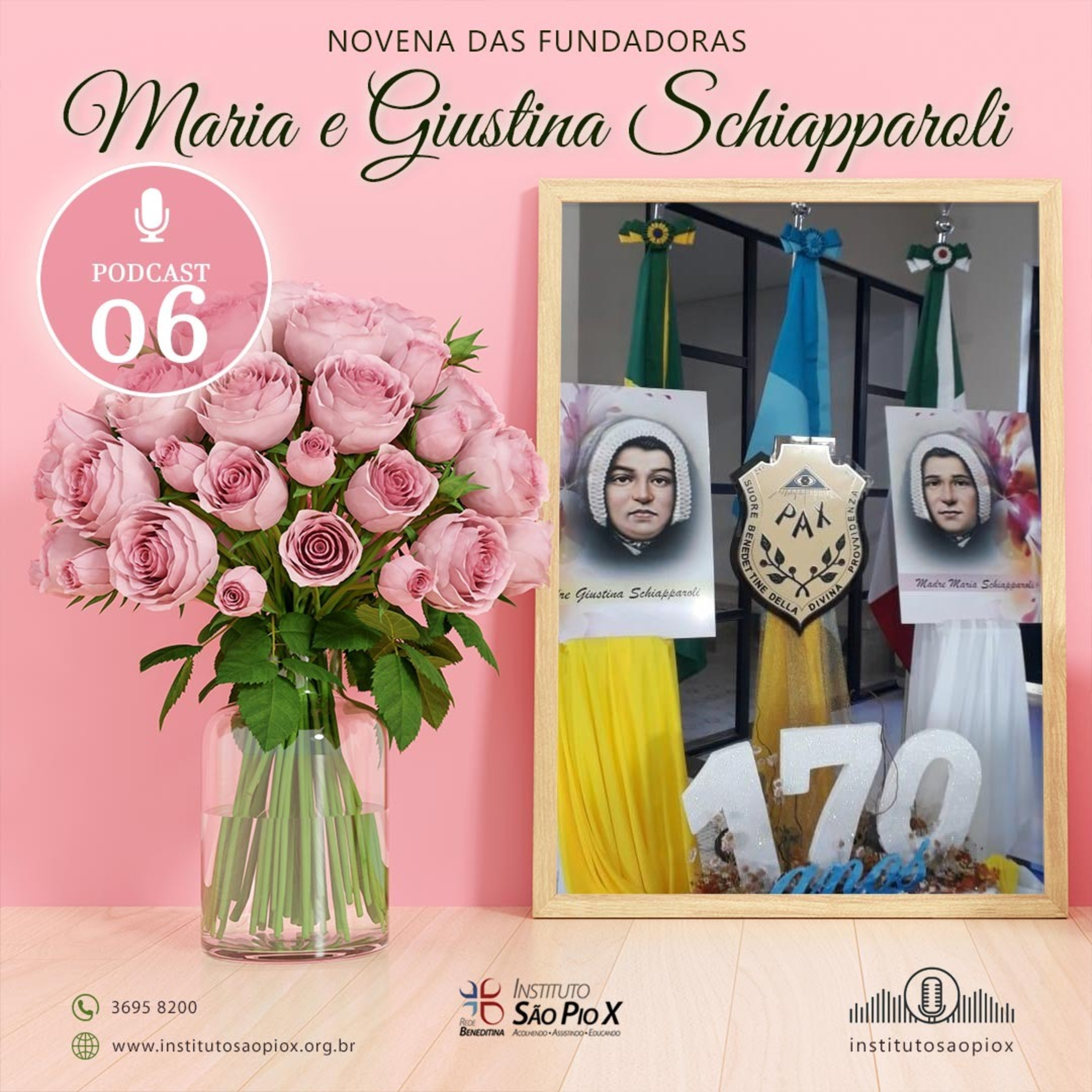 6º Dia da Novena de Madre Giustina e Maria Schiapparoli - Meditação do dia 01-03-2021 episode artwork