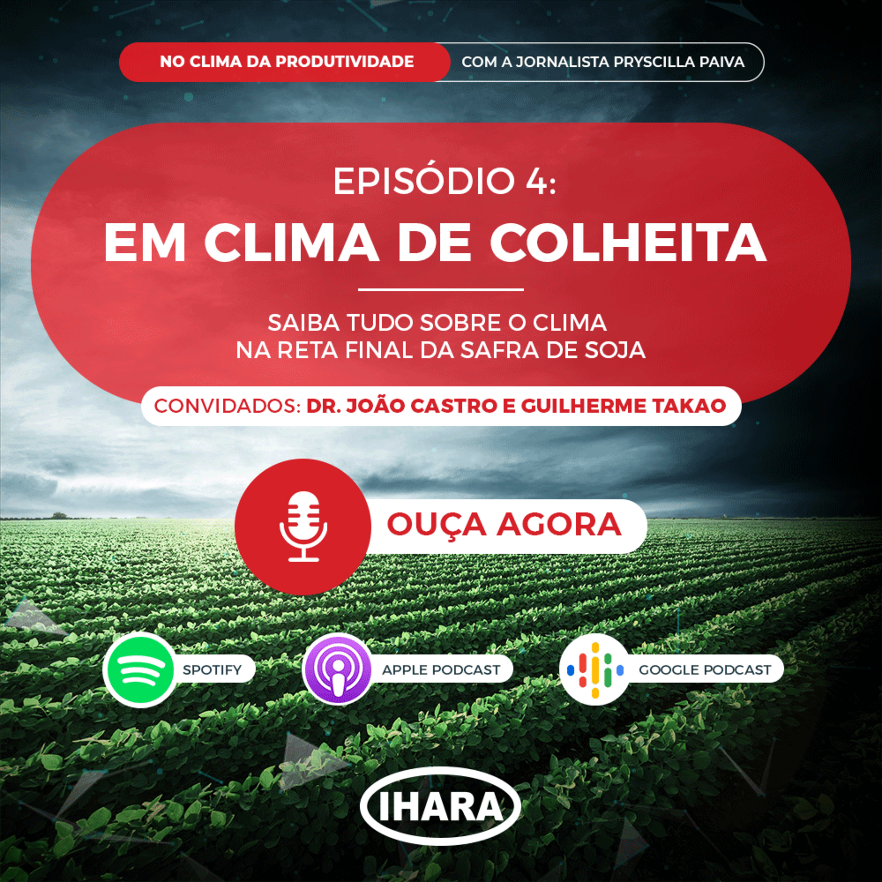 No Clima da Produtividade #4 - Colheita da soja e previsões para a próxima safra