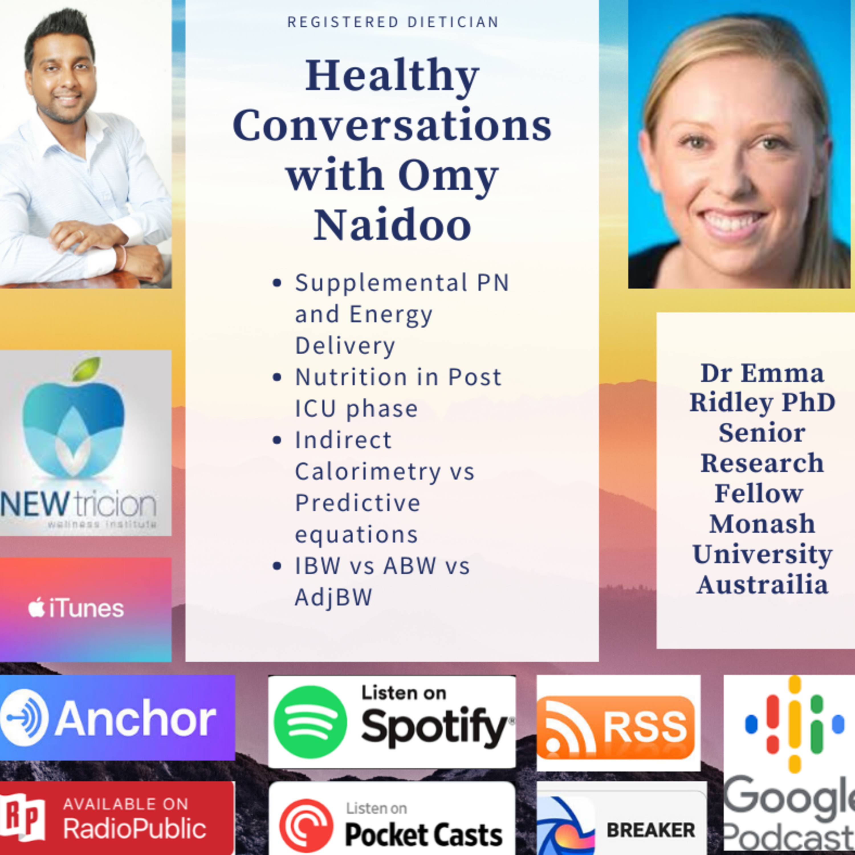 Healthy Conversations with Omy Naidoo, A show for Dieticians