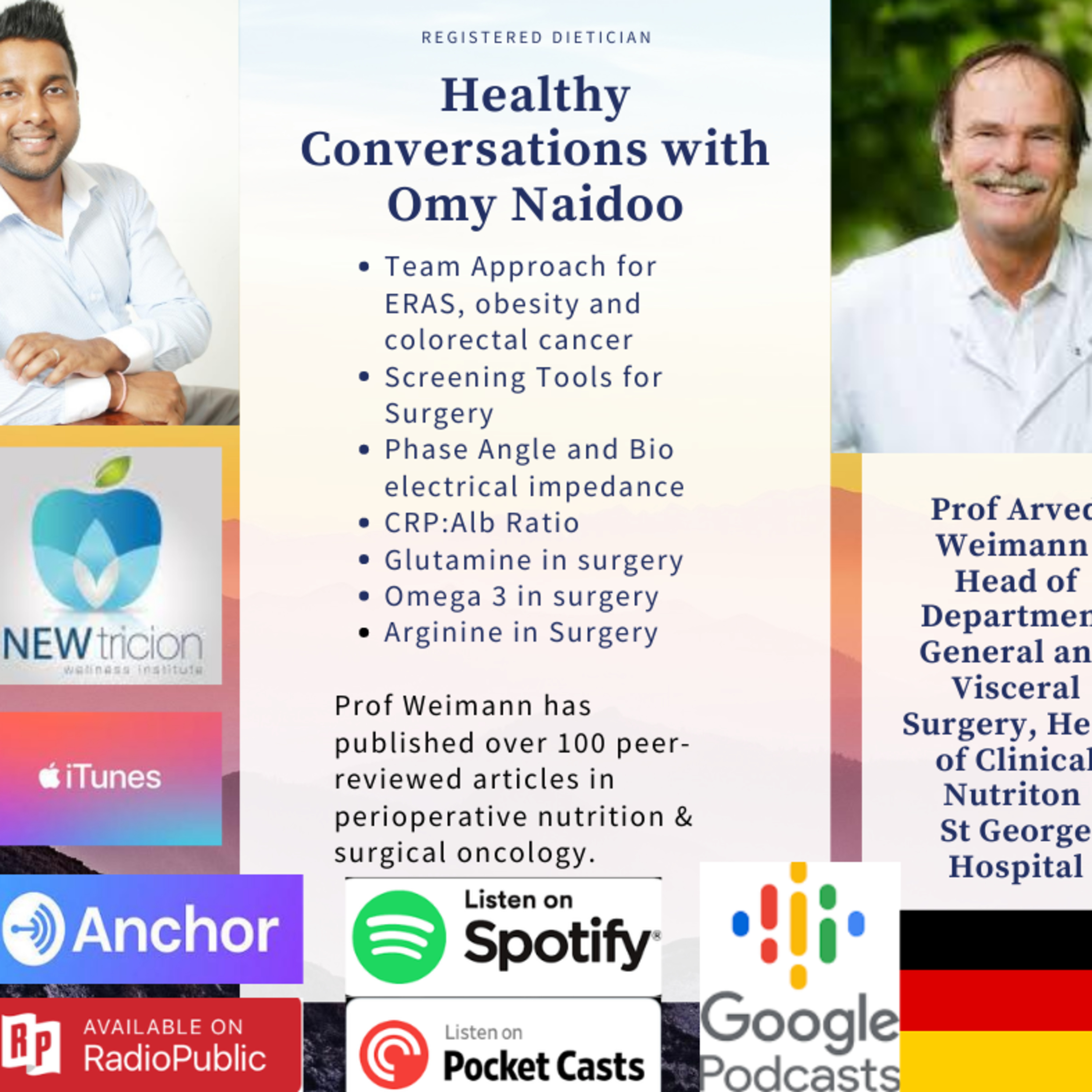 Healthy Conversations with Omy Naidoo, A show for Dieticians