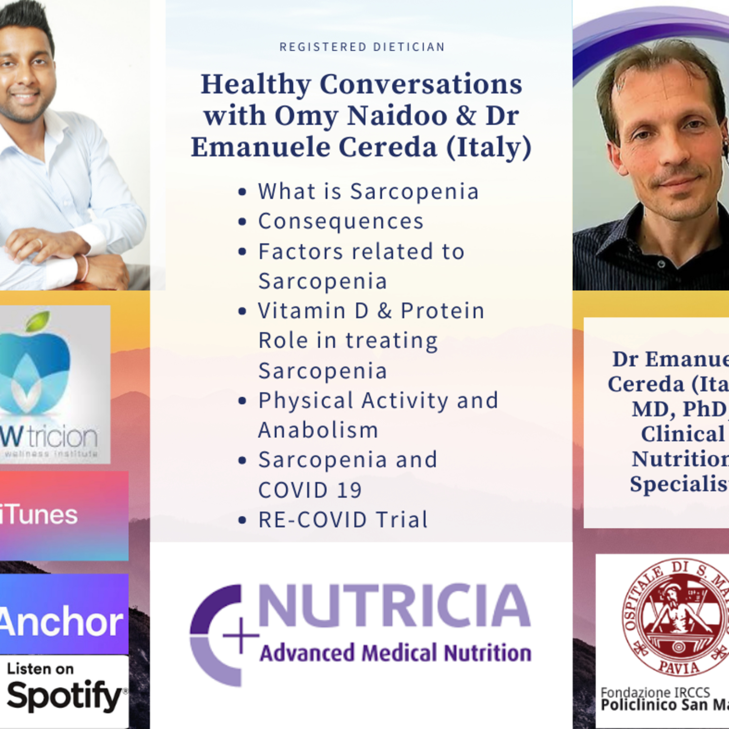 S2 E5 Dr Cereda (Italy) Sarcopenia and its Management - Nutricia episode artwork