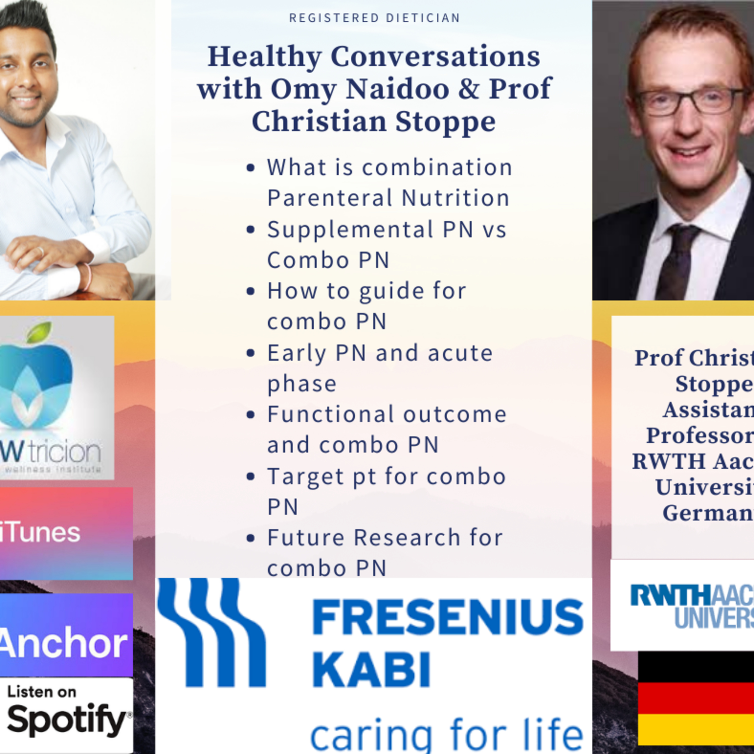 S2 E7 Combination Enteral nutrition and Parenteral in critically ill patients, with Prof Stoppe- Germany episode artwork