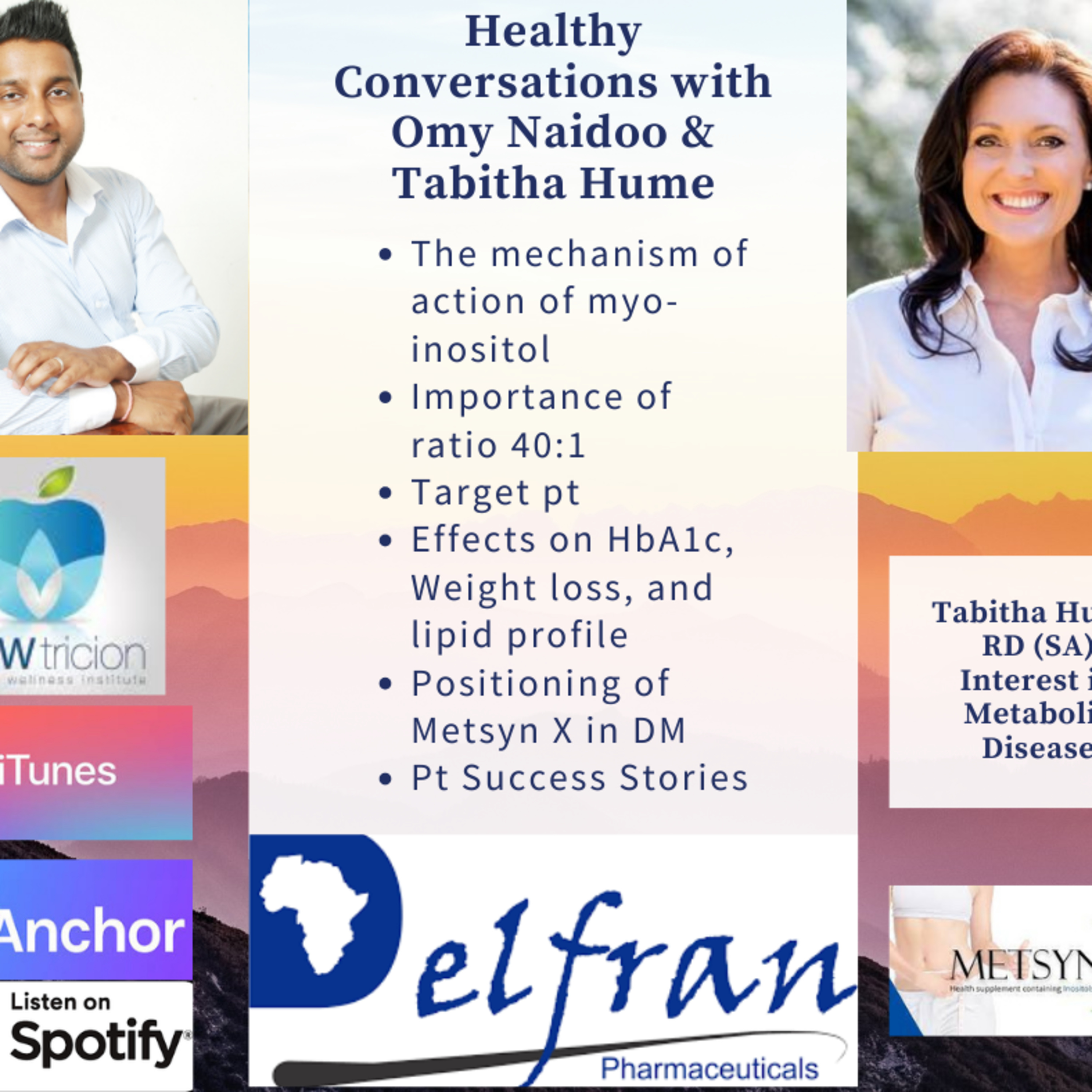 S2 E11 Discussing Metsyn X with Tabitha Hume RD (SA) - supported by Delfran episode artwork