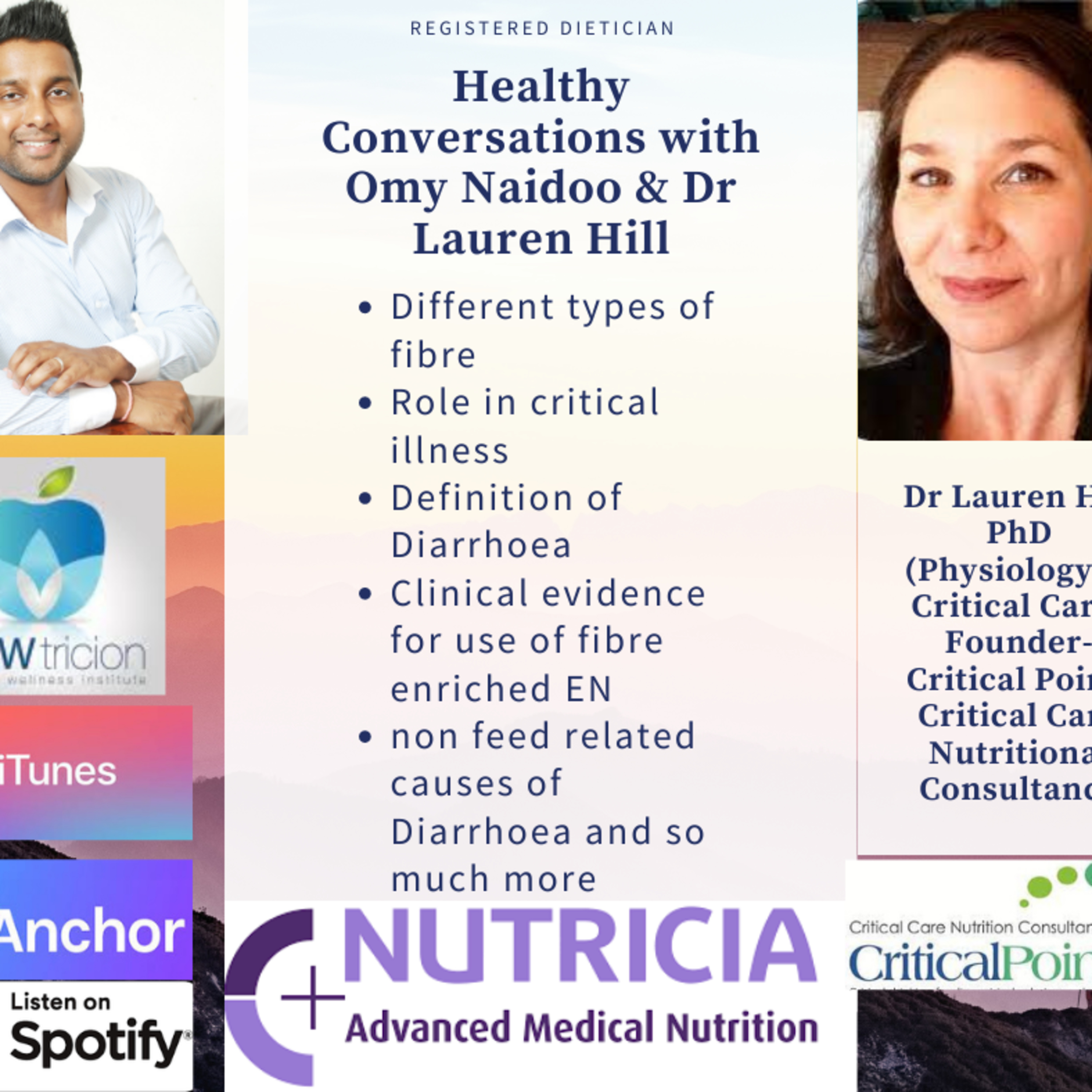 S2 E15 Nutricia: Fibre in the critically ill patient- Dr Lauren Hill episode artwork