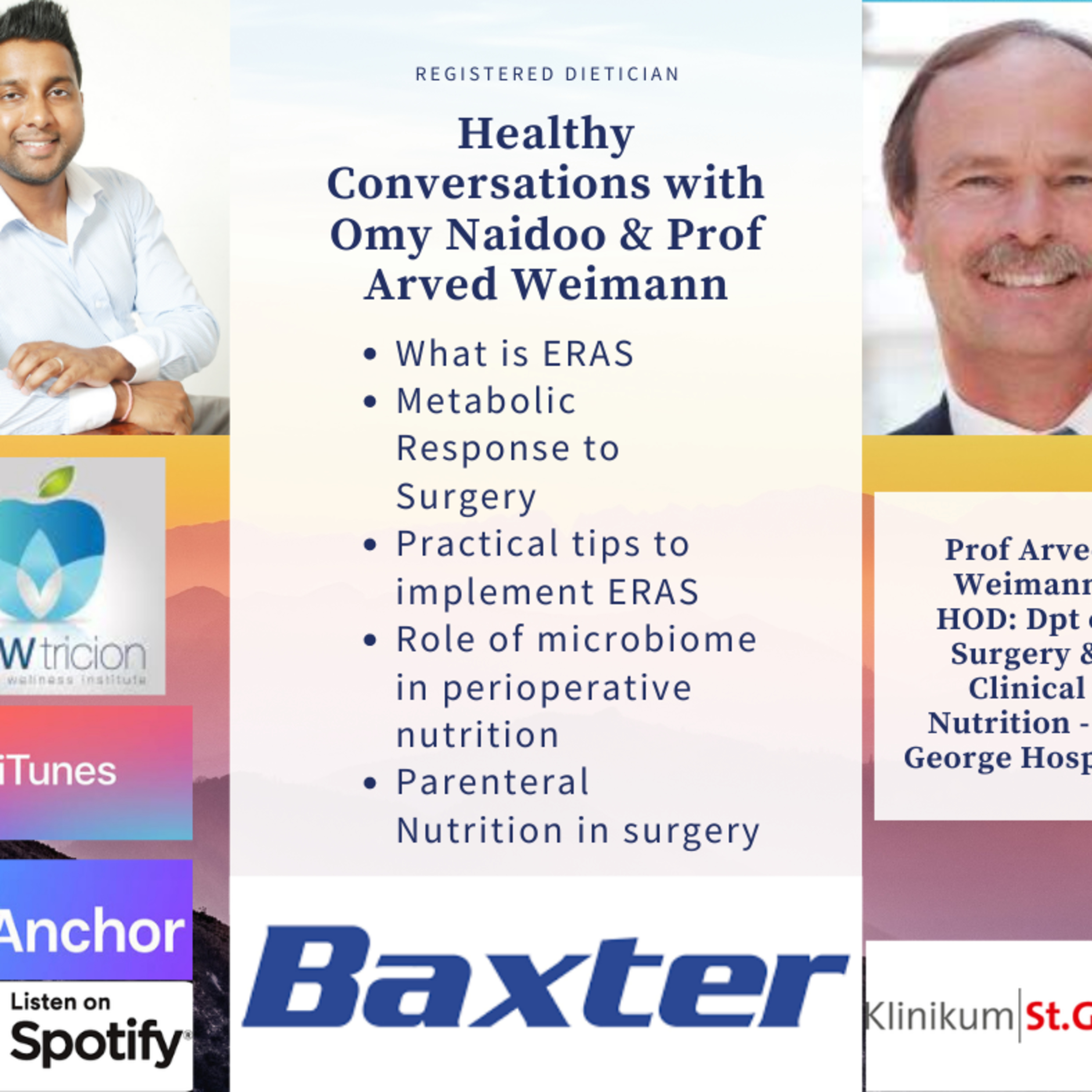 S2 E18 - Baxter - Enhanced Recovery After Surgery (ERAS) - Prof Weimann episode artwork