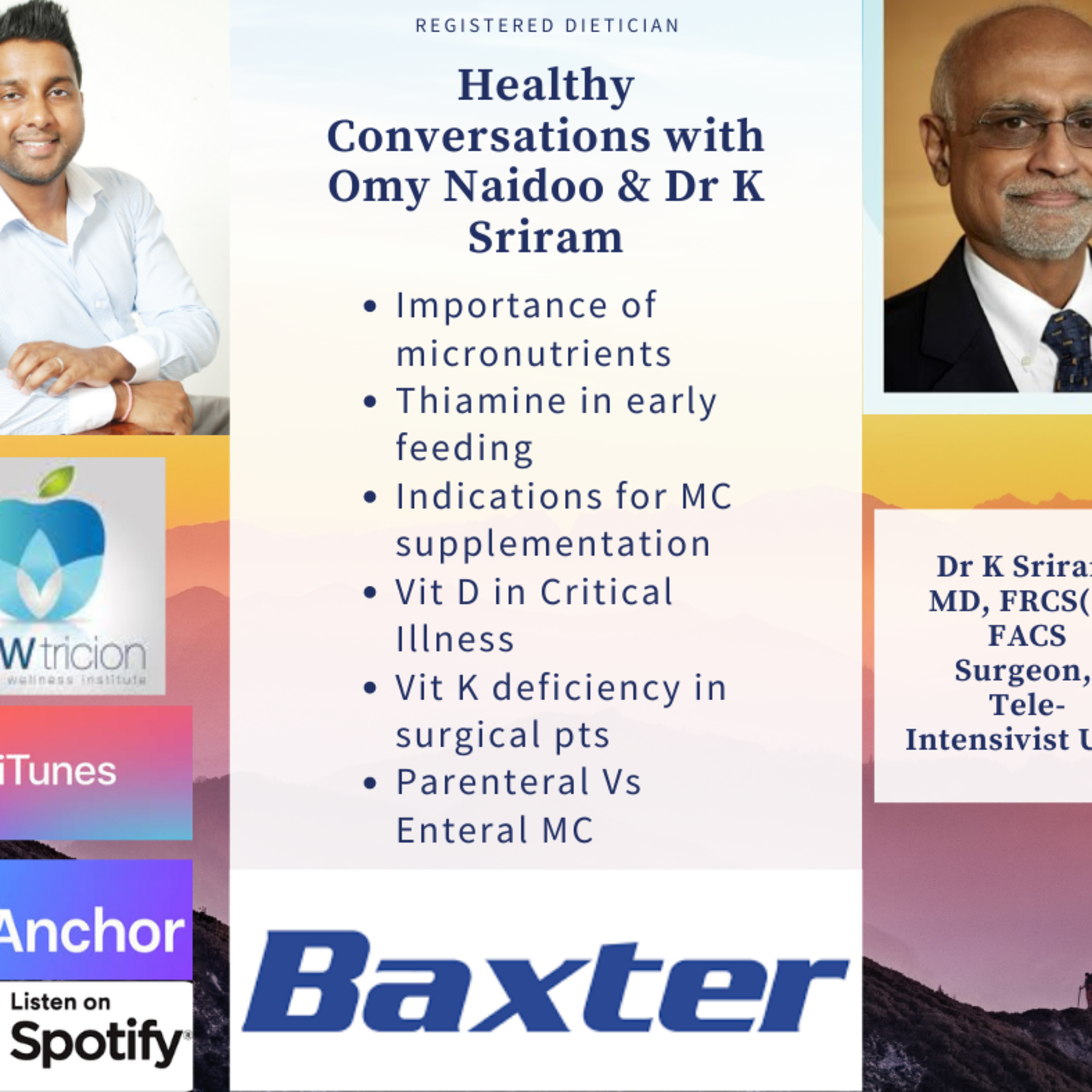 S2 e20 Micronutrients in Critical illness and parenteral nutrition - Baxter episode artwork
