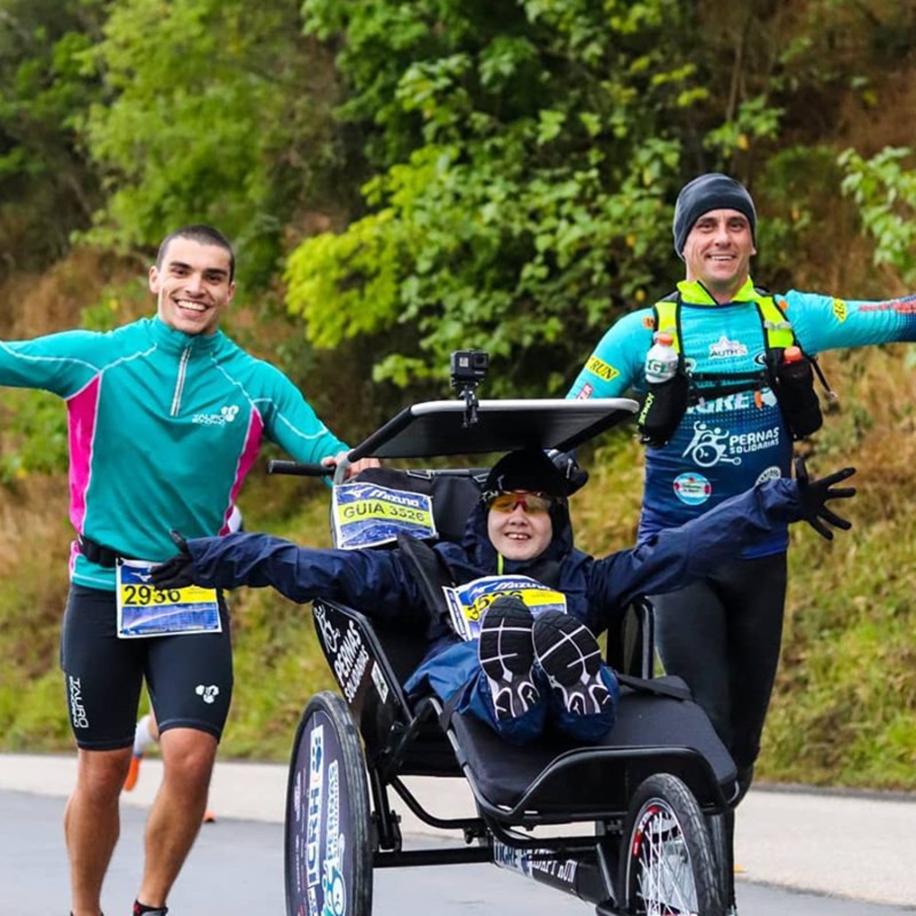 Projeto "Pernas Solidárias" entra pra história da Mizuno Uphill Projeto "Pernas Solidárias" entra pra história da Mizuno Uphill