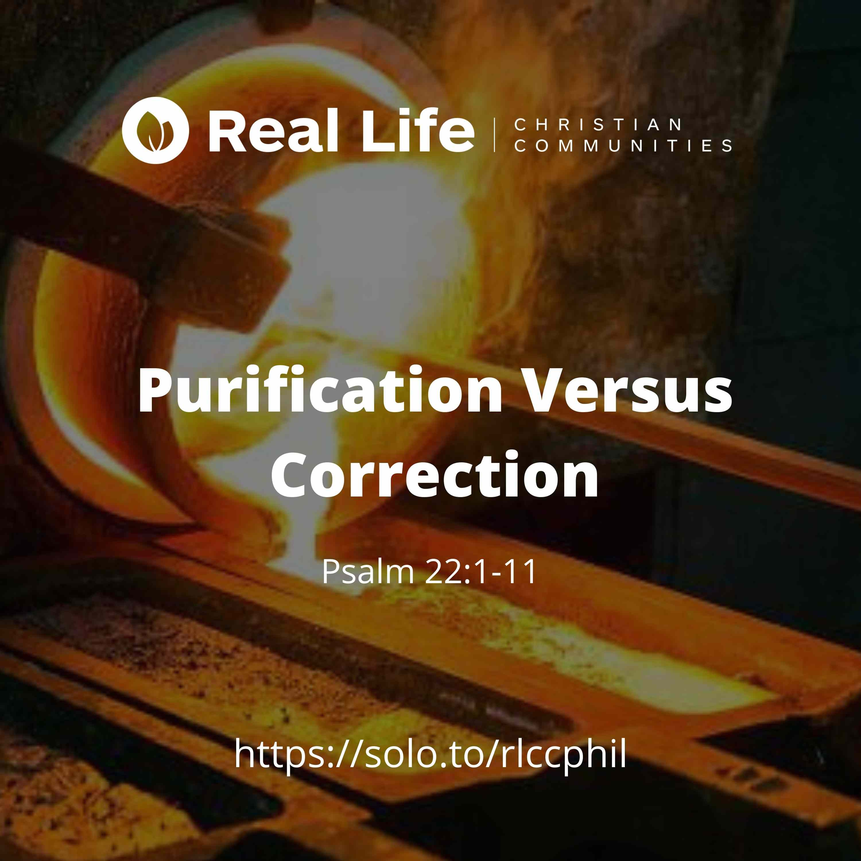 Purification versus Correction episode artwork