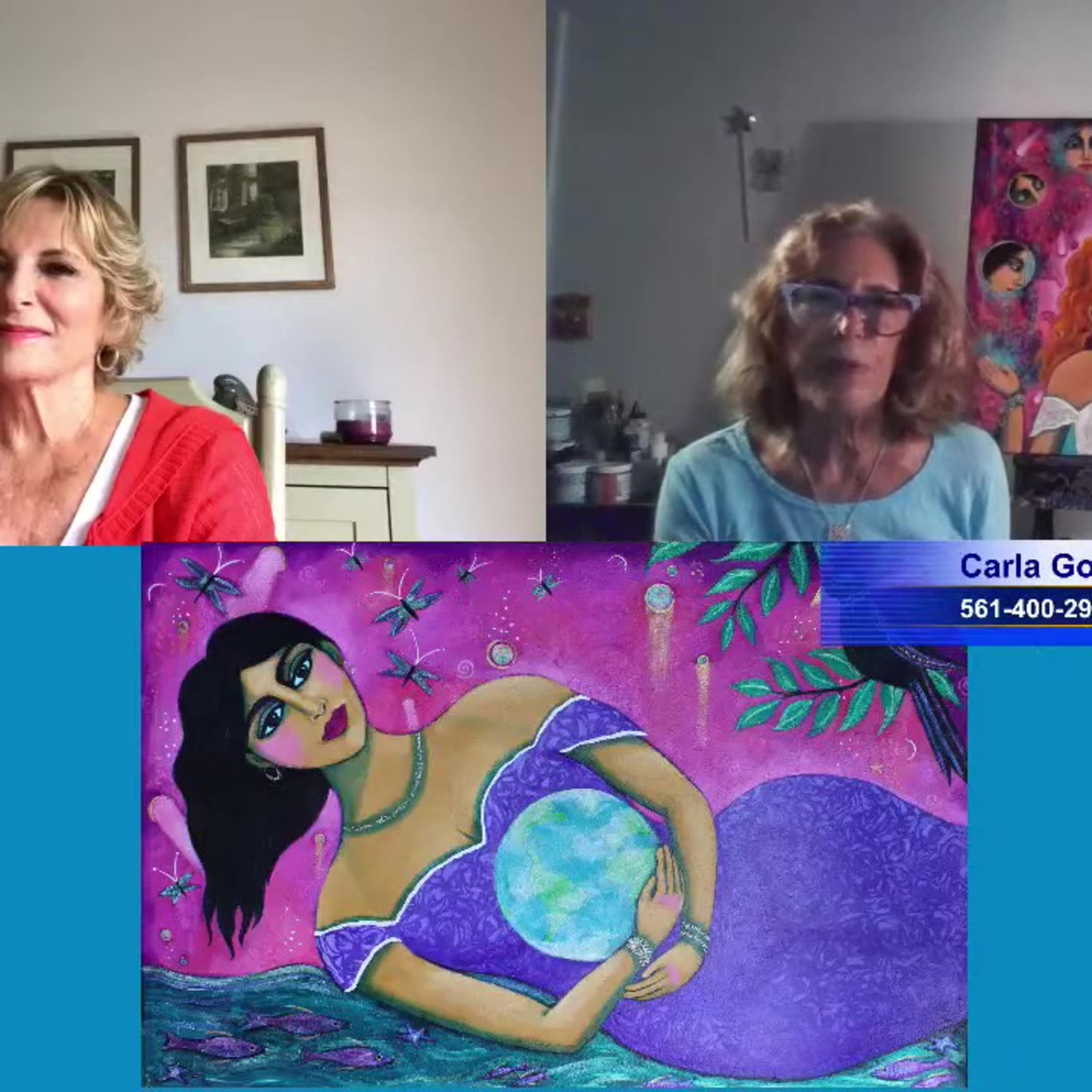 Art show with Carla Golembe  episode artwork