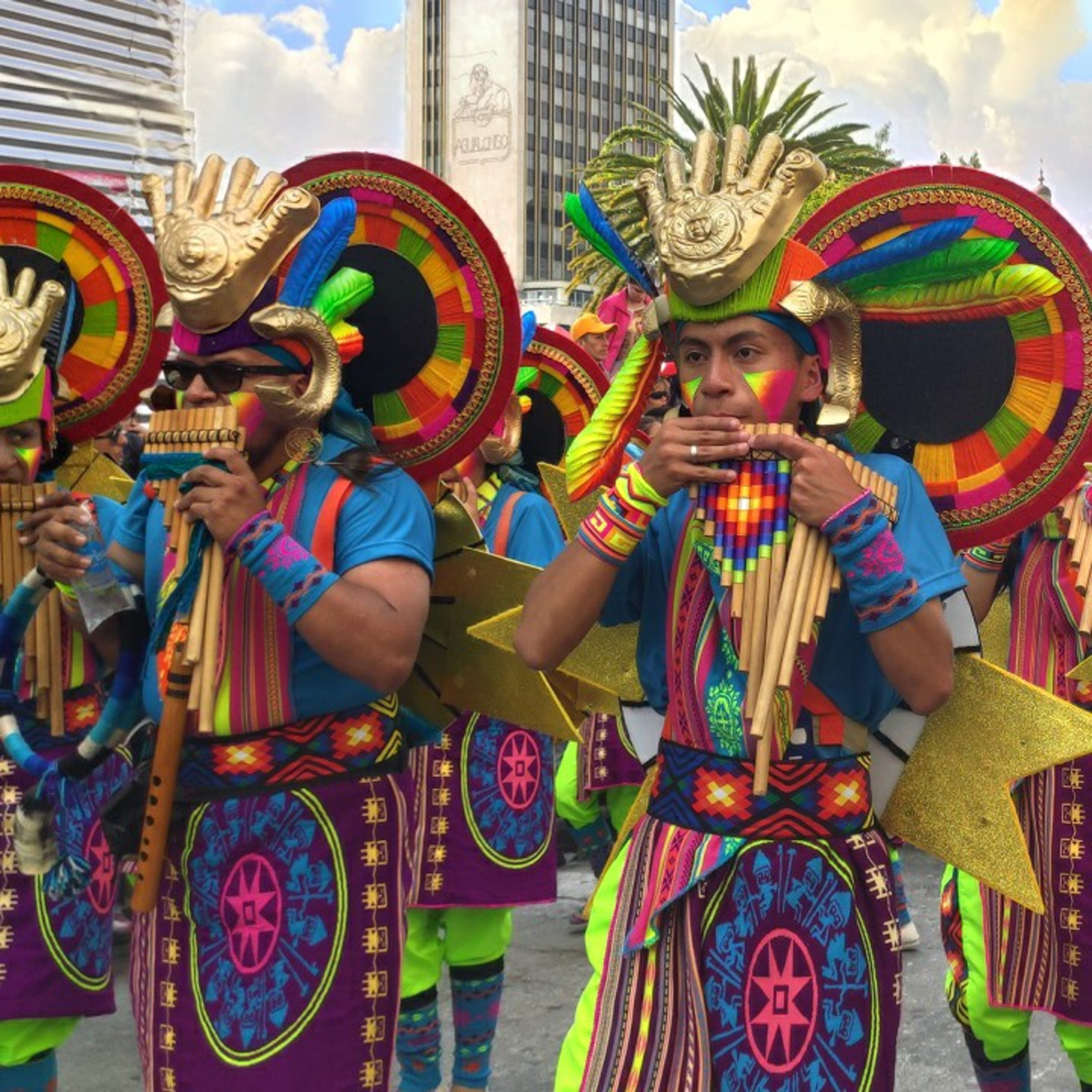 black and white carnival