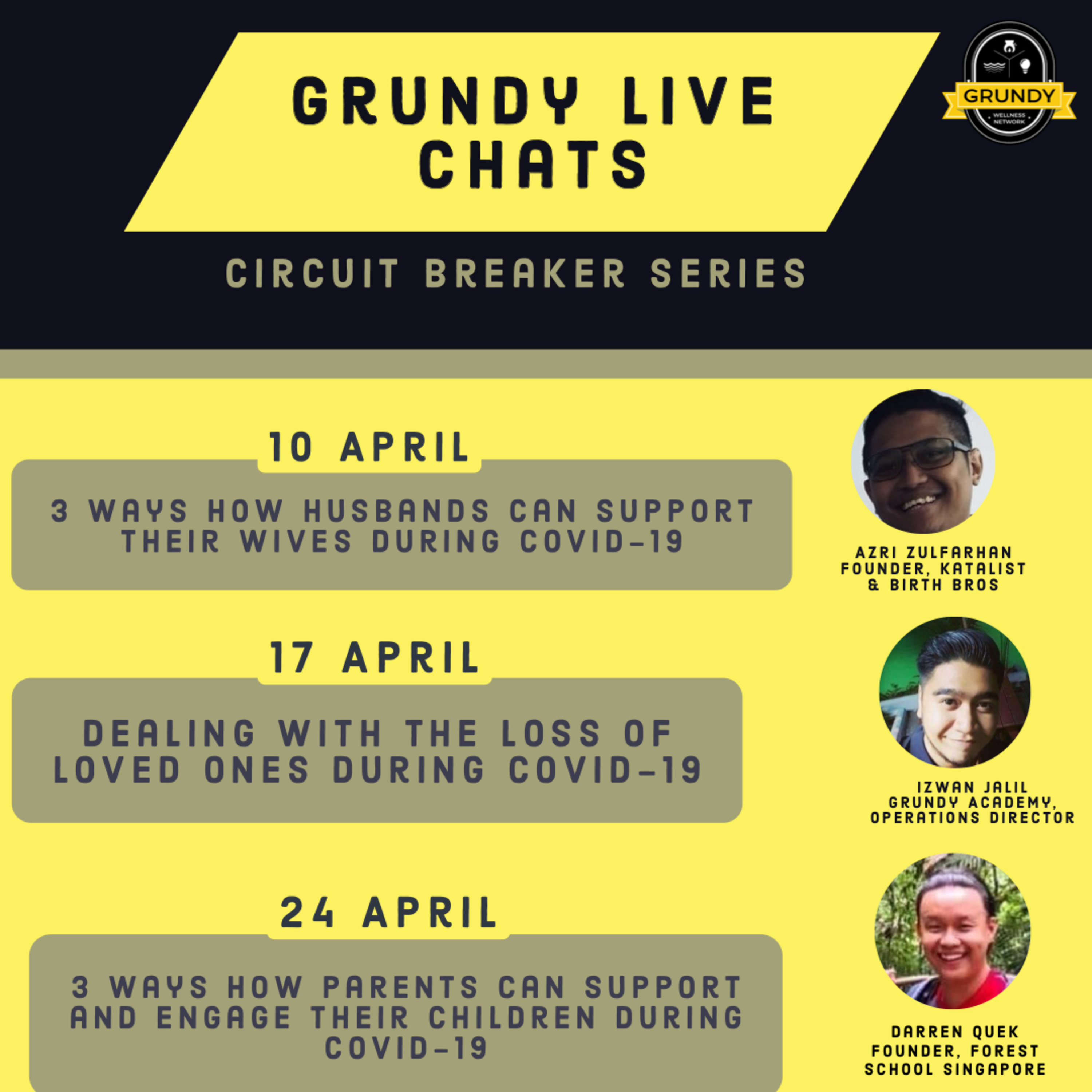 Grundy Live Chats