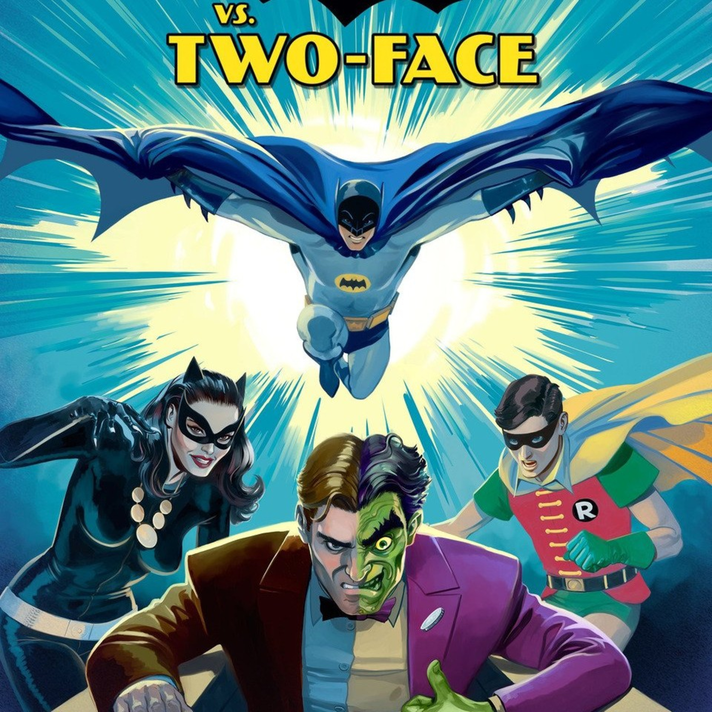 Batman '66 vs Two-Face episode artwork