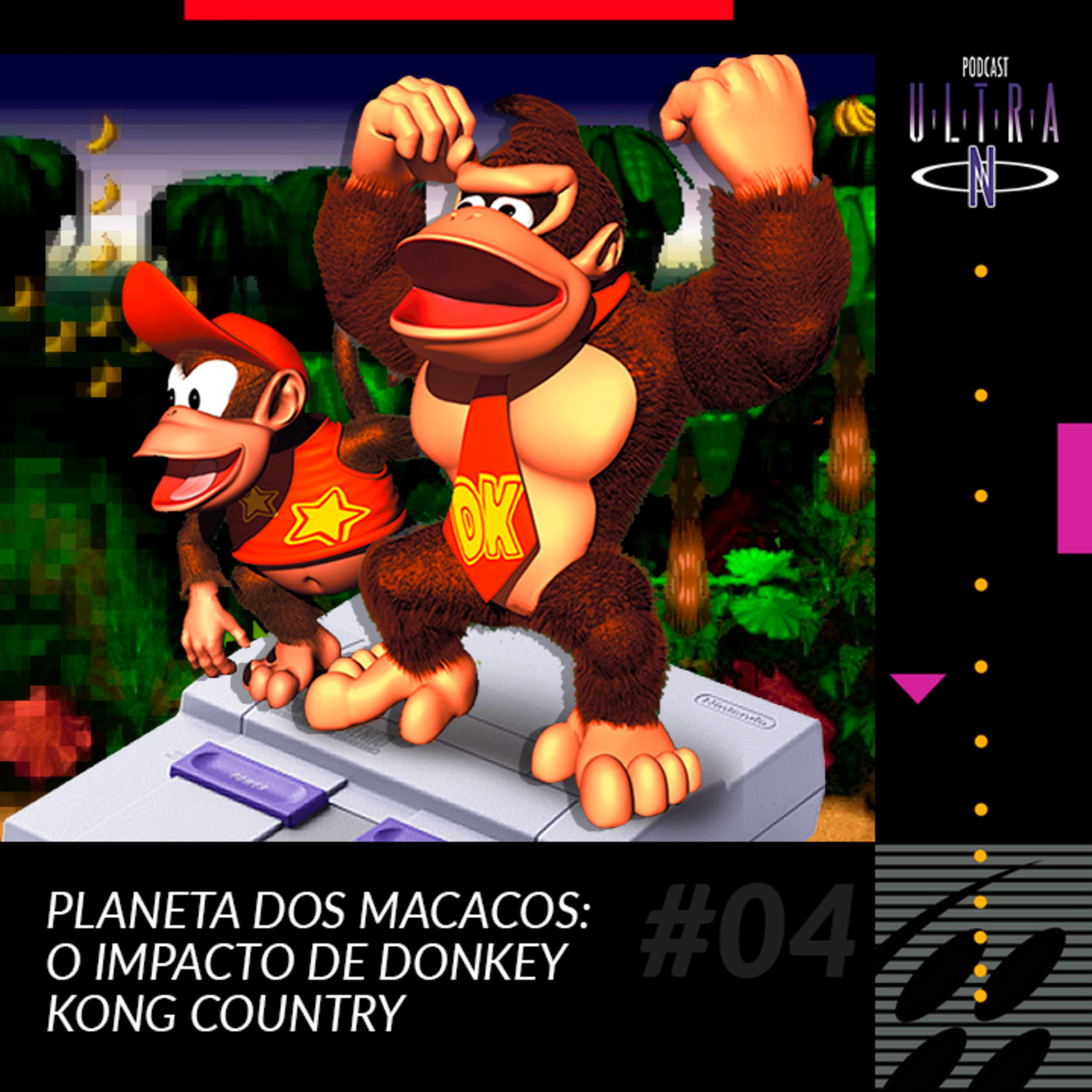 Ultra N #4 Planeta dos Macacos: O impacto de Donkey Kong Country episode artwork