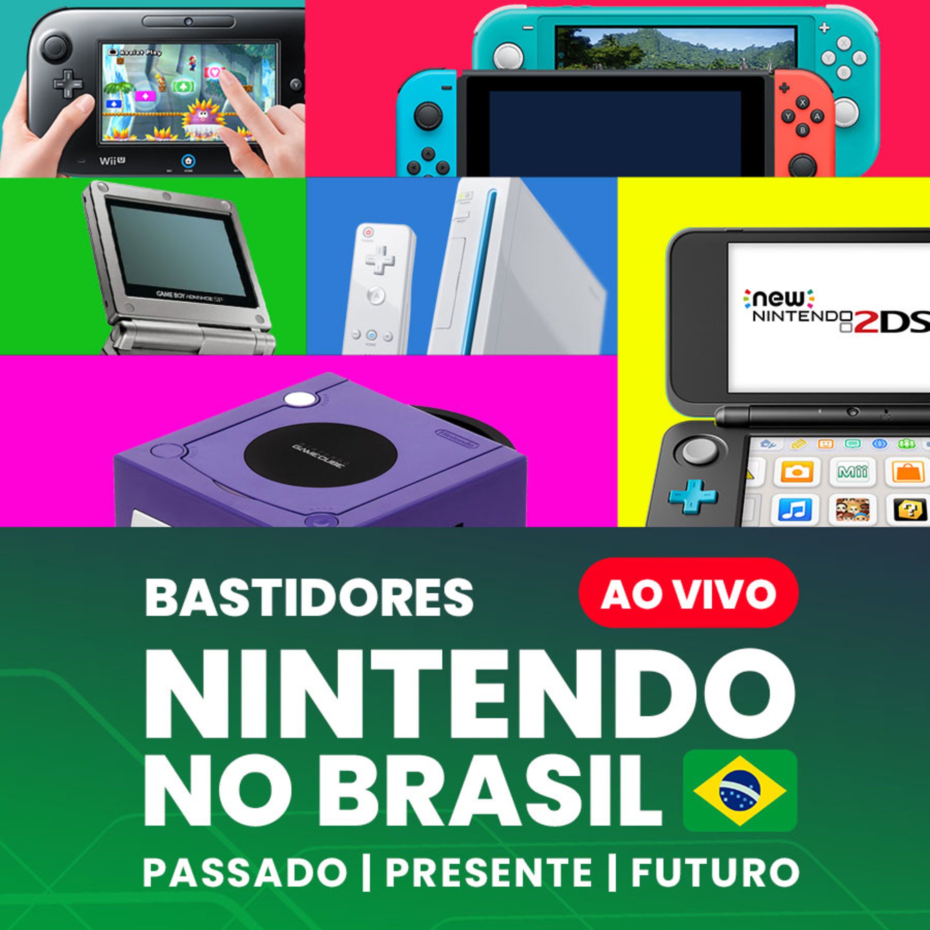 LIVE Bastidores da NINTENDO NO BRASIL - Passado, presente e futuro #DiaDoNintendista episode artwork