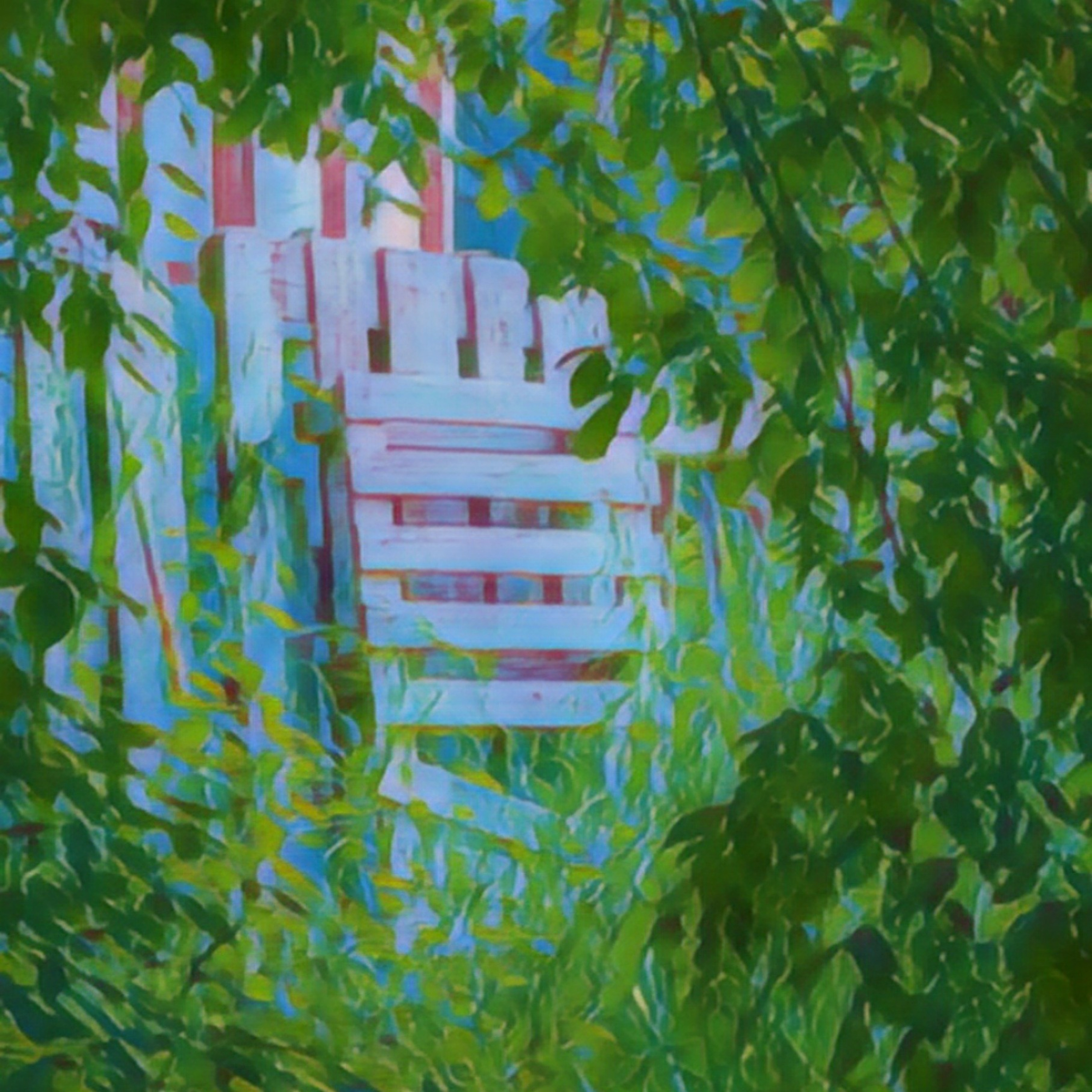 027 ASMR Sunday morning in the garden in Germany, Leipzig in June