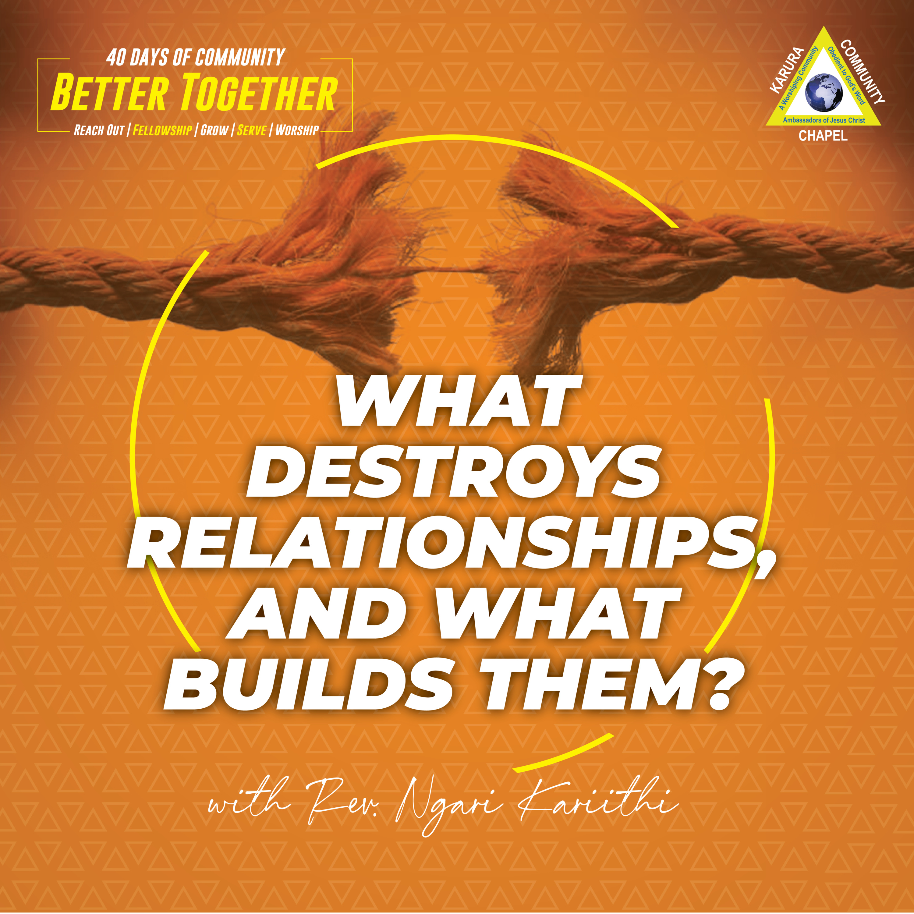 Better Together - Sermon 04: What Destroys Relationships And What Builds Them  episode artwork