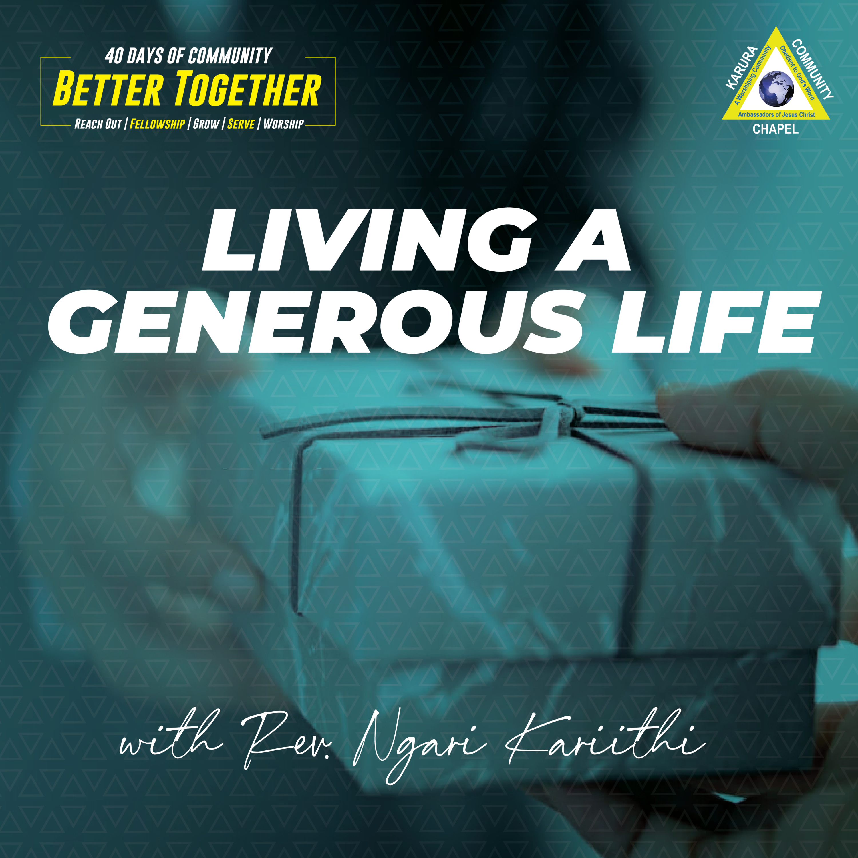 Better Together - Sermon 07: Living a Generous Life episode artwork